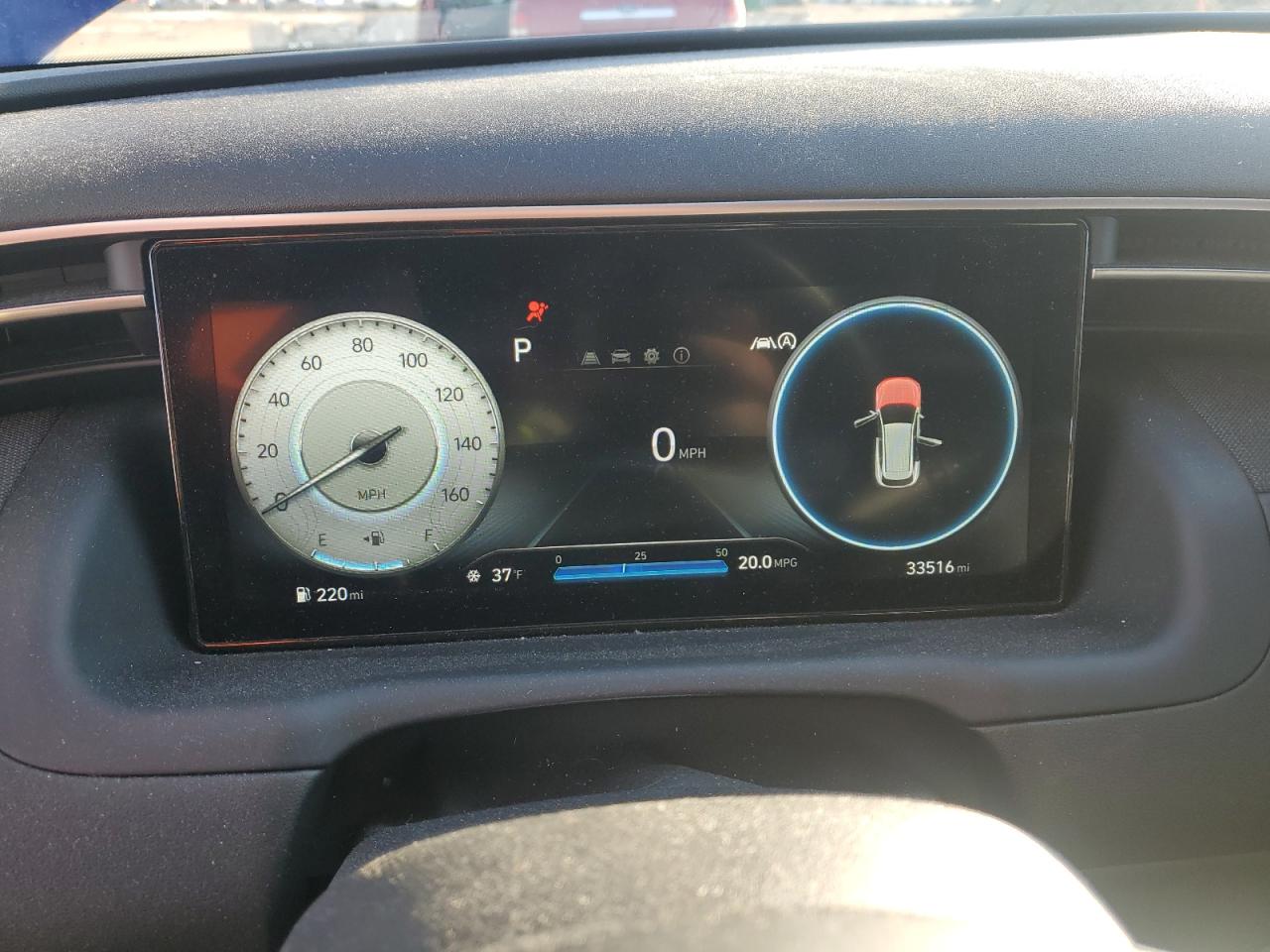 2022 HYUNDAI TUCSON SEL VIN:5NMJC3AEXNH099862