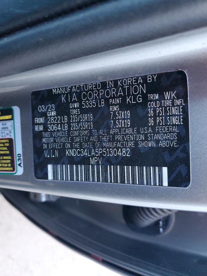 2023 KIA EV6 LIGHT VIN:KNDC34LA5P5130482