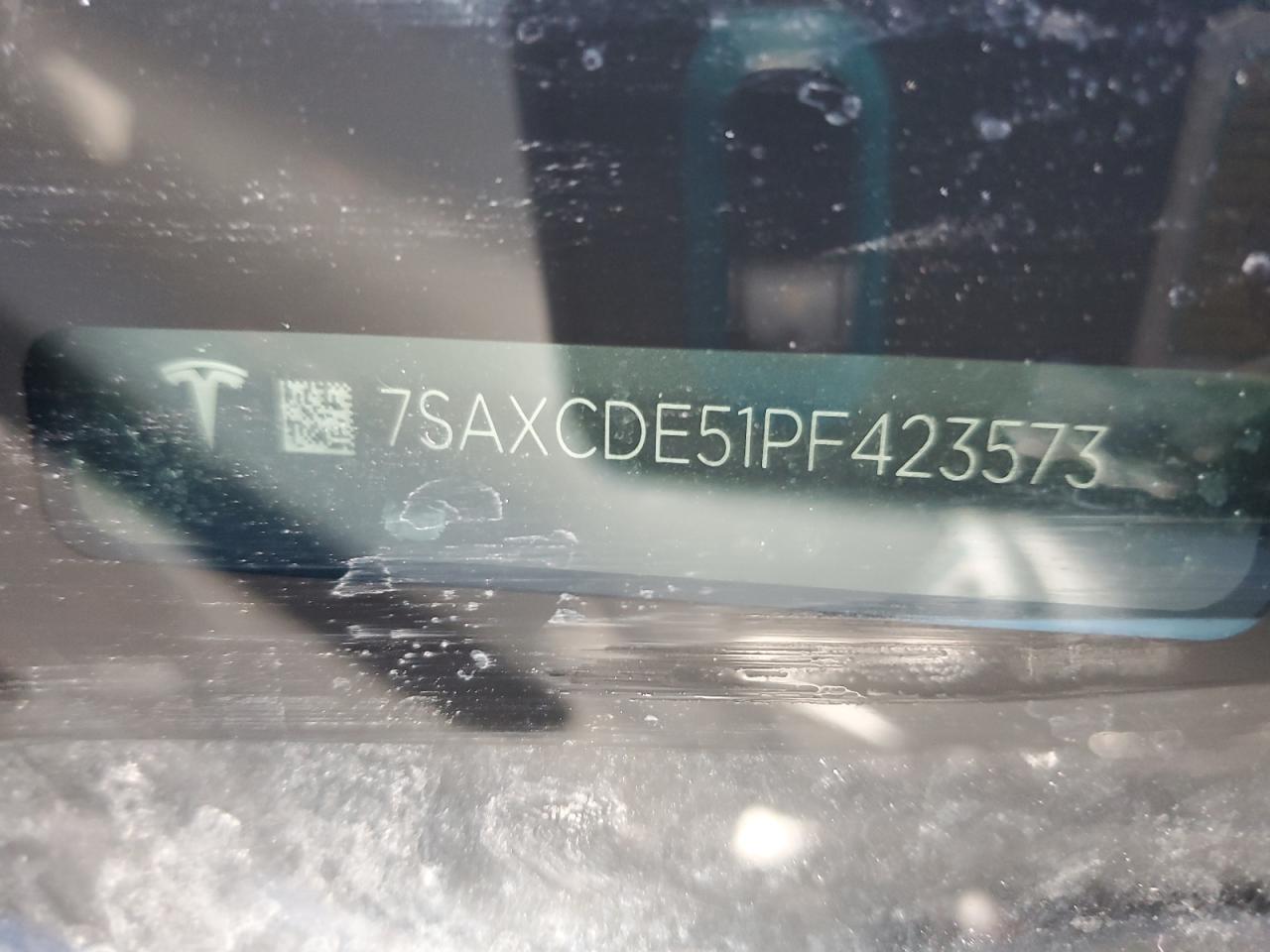 2023 TESLA MODEL X  VIN:7SAXCDE51PF423573