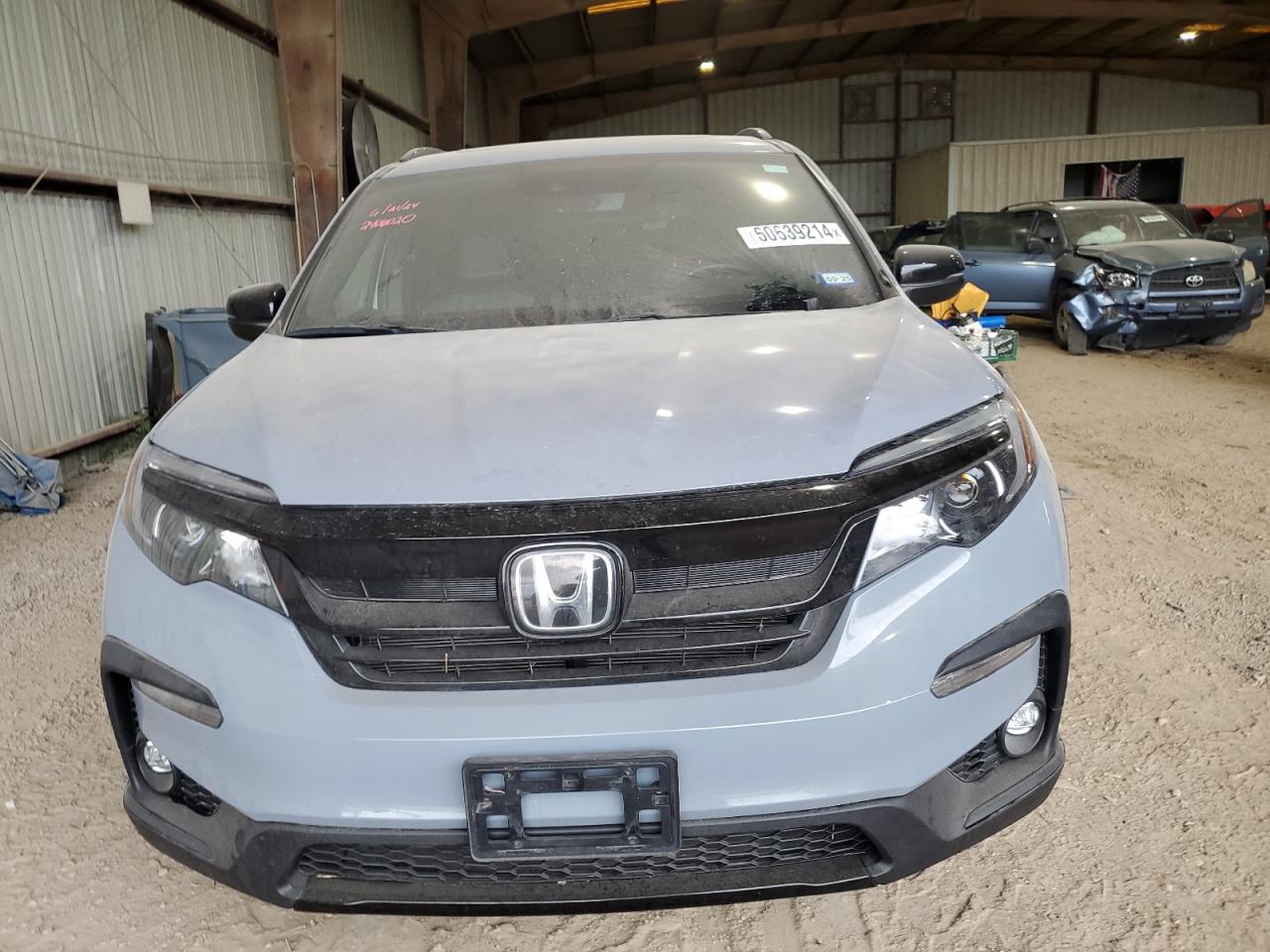 2022 HONDA PILOT TRAILSPORT VIN:5FNYF6H80NB053532