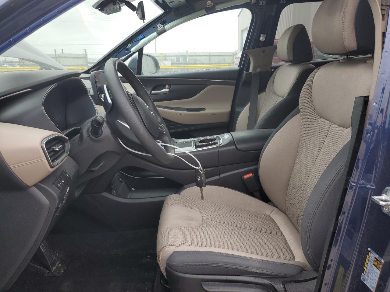 2022 HYUNDAI SANTA FE SE VIN:5NMS1DAJ5NH472044