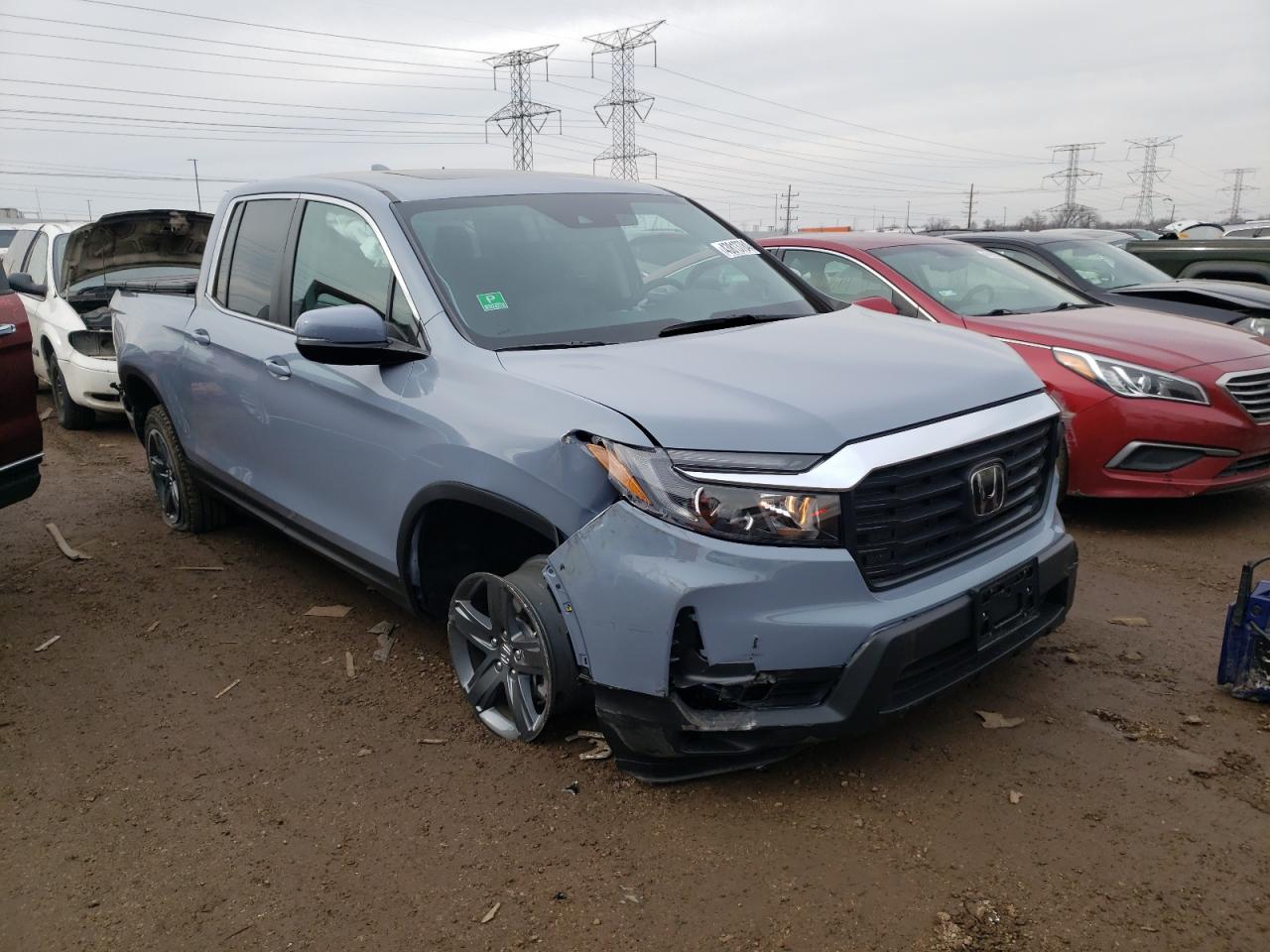 2023 HONDA RIDGELINE RTL VIN:5FPYK3F5XPB062977