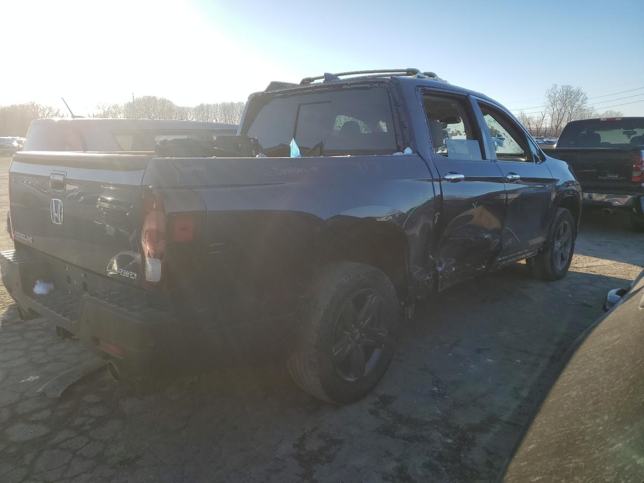 2023 HONDA RIDGELINE RTL-E VIN:5FPYK3F73PB012231