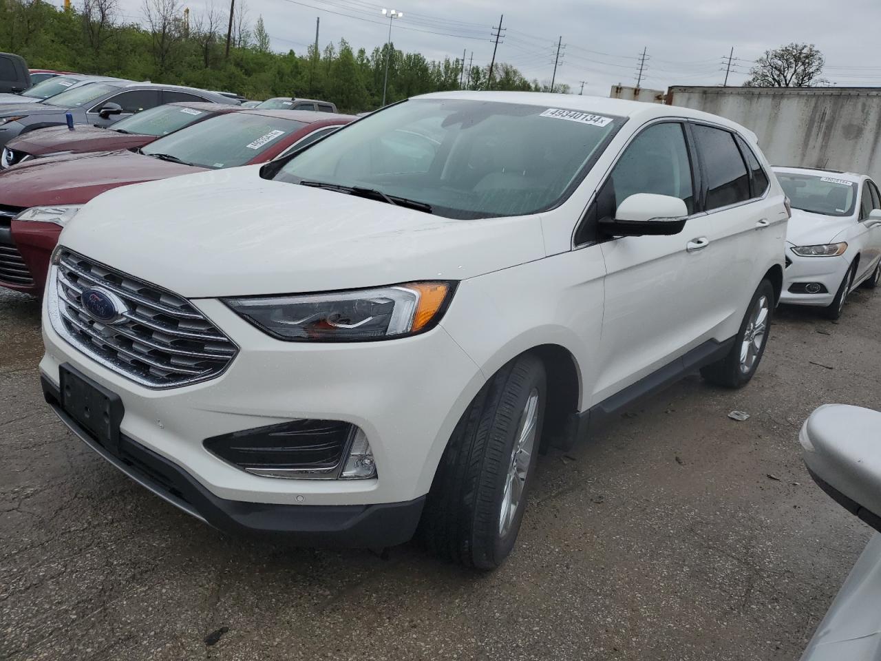 2022 FORD EDGE TITANIUM VIN:2FMPK4K91NBA00487