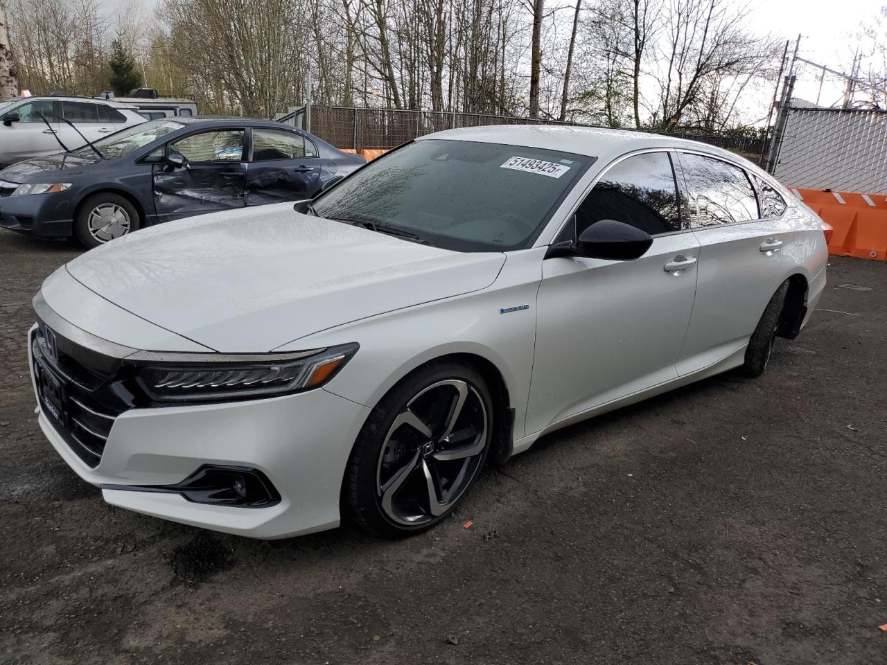 2022 HONDA ACCORD HYBRID SPORT VIN:1HGCV3F2XNA041473