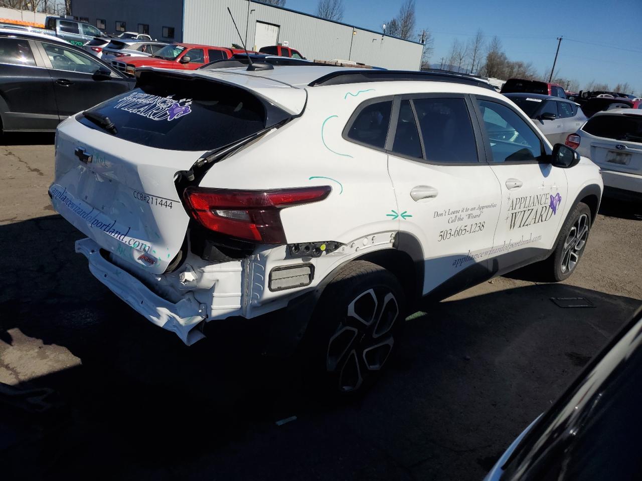 2024 CHEVROLET TRAX 2RS VIN:KL77LJE22RC169077