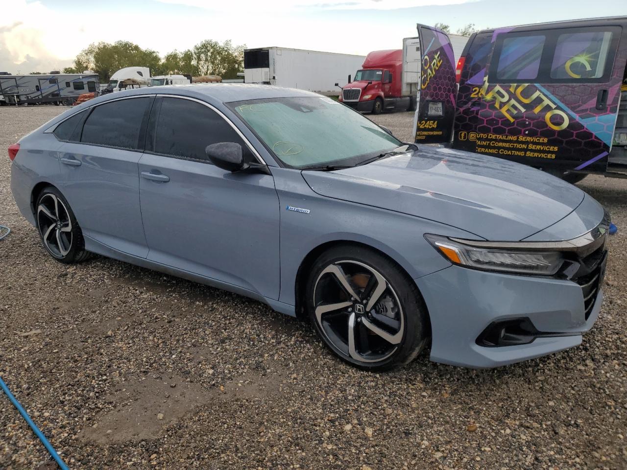 2022 HONDA ACCORD HYBRID SPORT VIN:1HGCV3F25NA013869