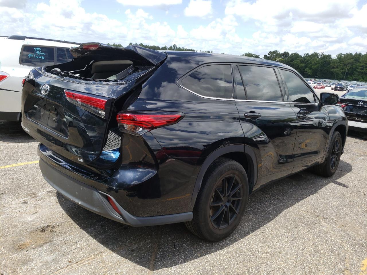 2022 TOYOTA HIGHLANDER L VIN:5TDZZRAH5NS544195