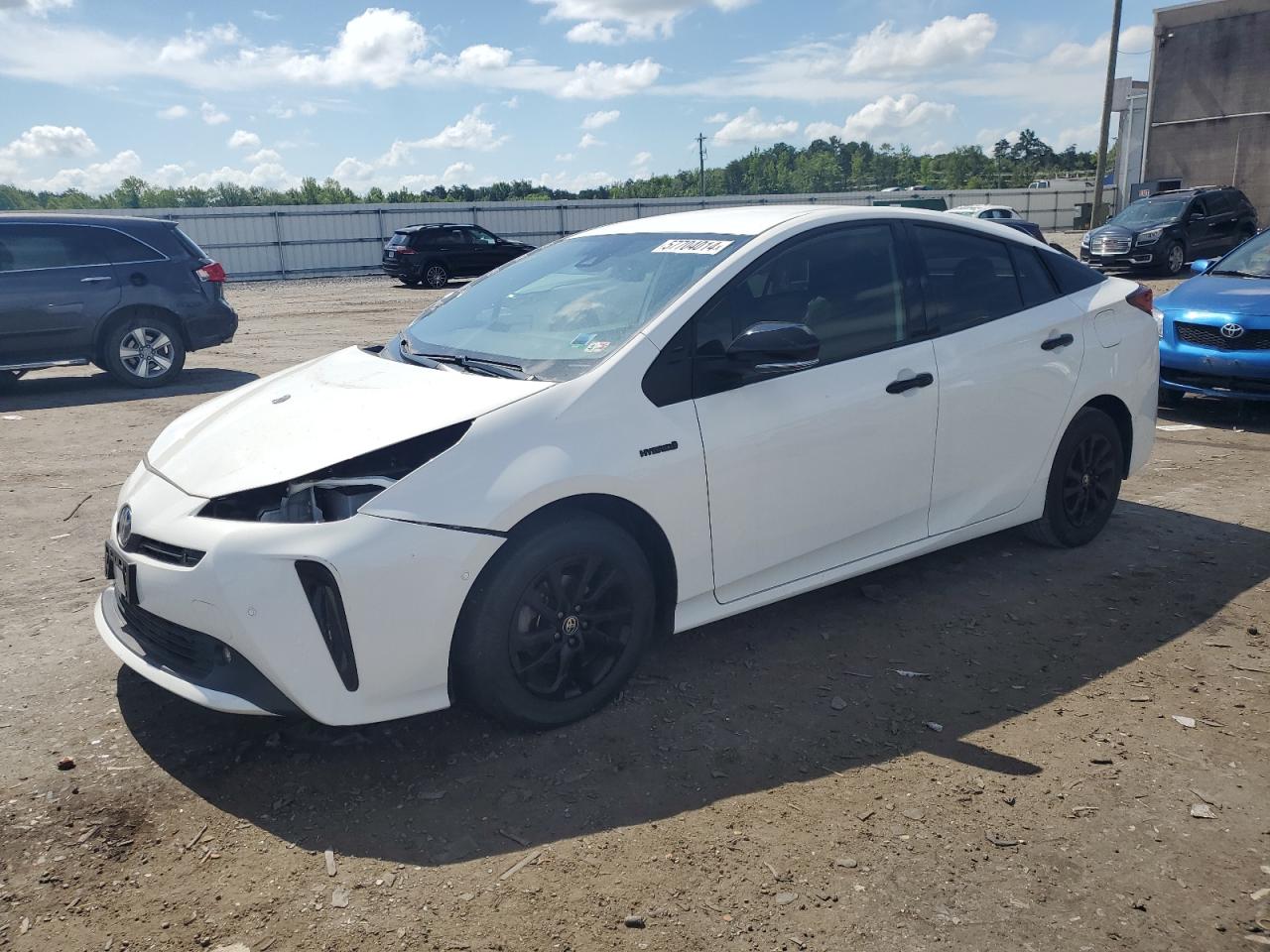 2022 TOYOTA PRIUS LE VIN:JTDL9MFU3N3036534