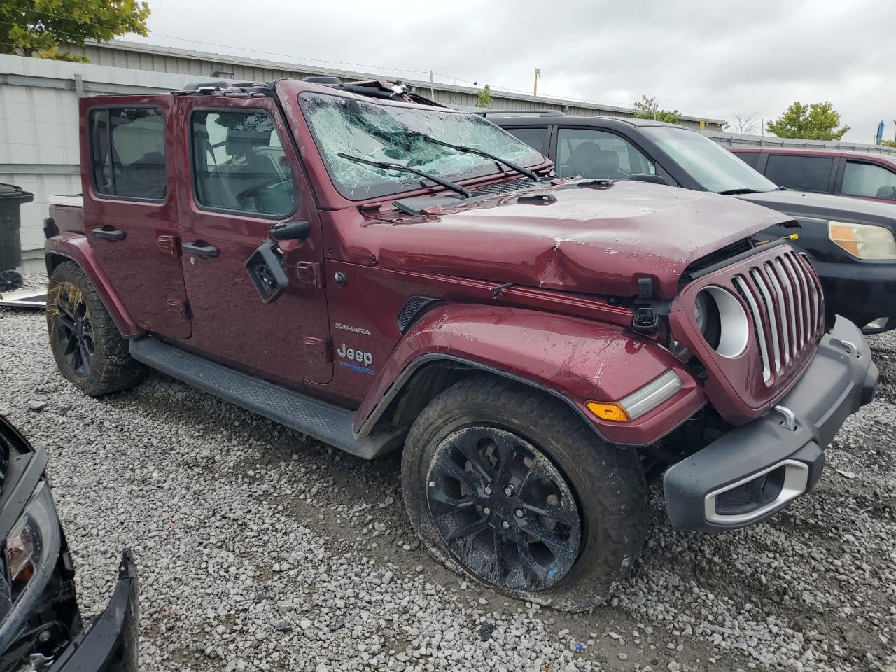 2022 JEEP WRANGLER UNLIMITED SAHARA 4XE VIN:1C4JJXP67NW158585