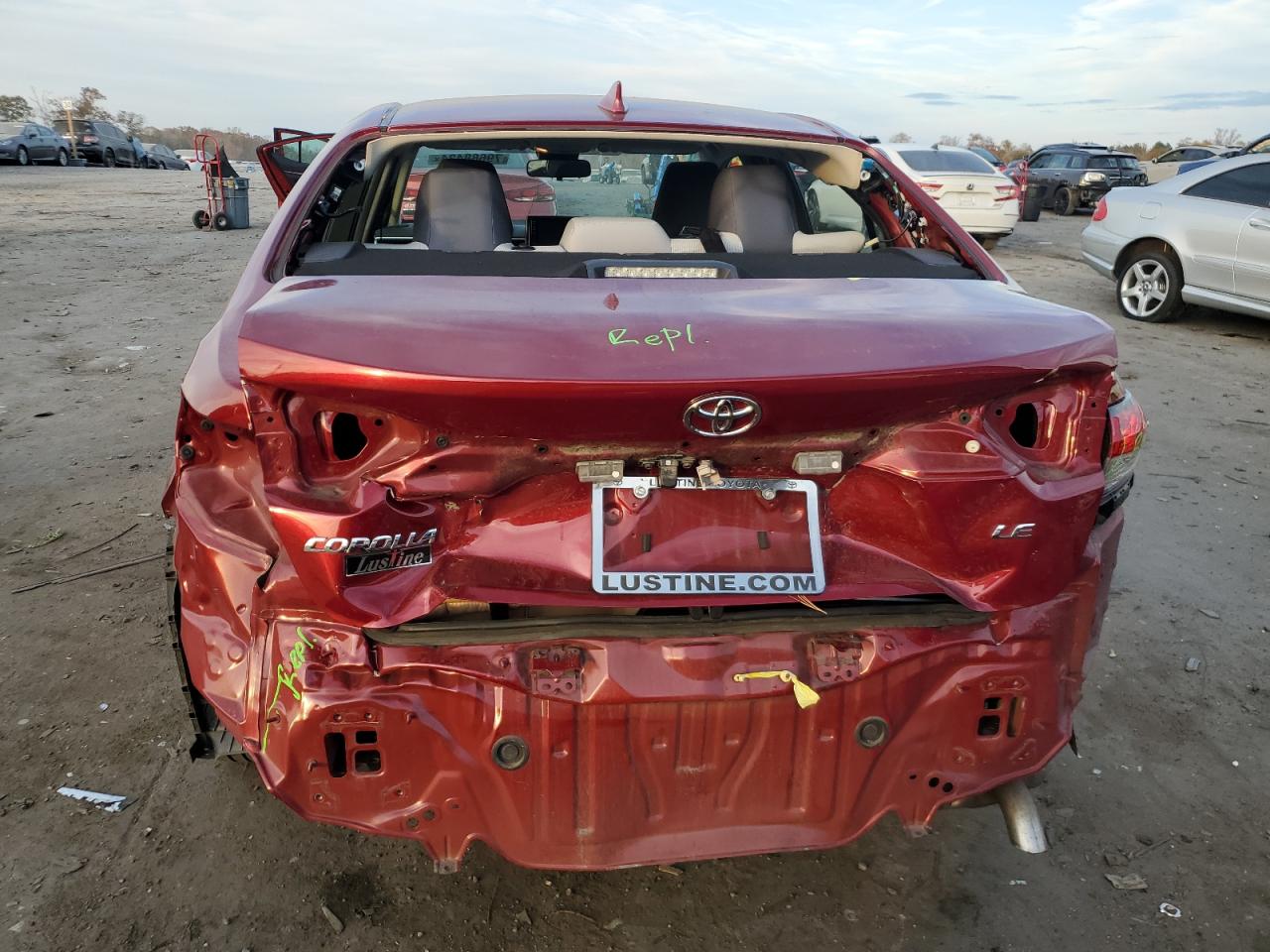 2022 TOYOTA COROLLA LE VIN:5YFEPMAE0NP298680