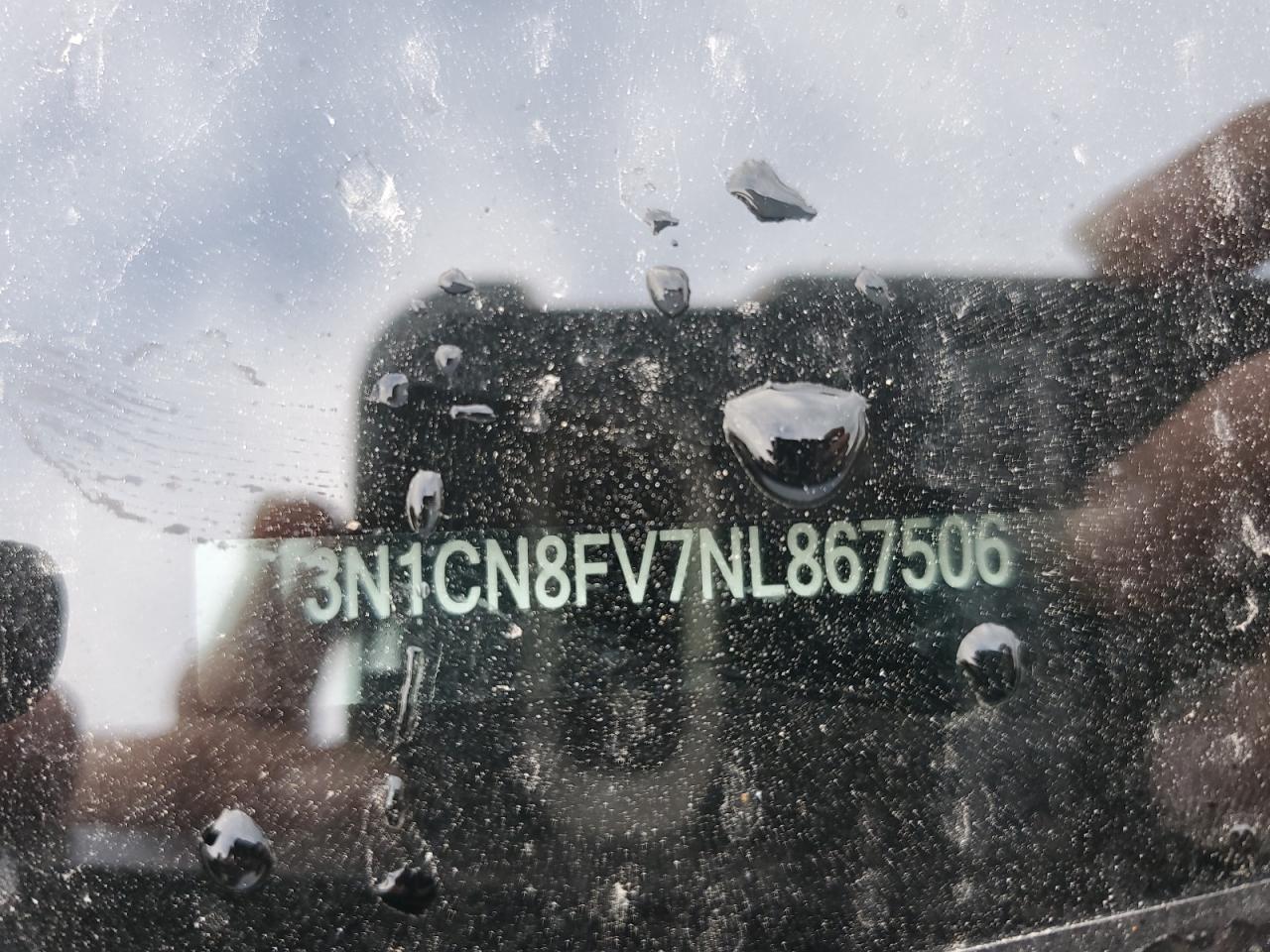 2022 NISSAN VERSA SR VIN:3N1CN8FV7NL867506