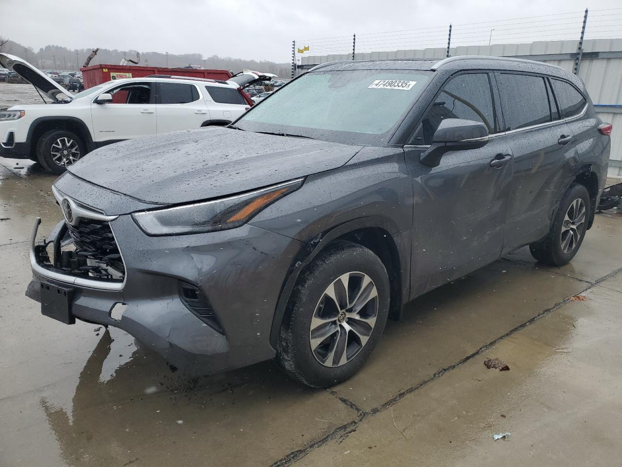 2022 TOYOTA HIGHLANDER XLE VIN:5TDGZRBH3NS247271
