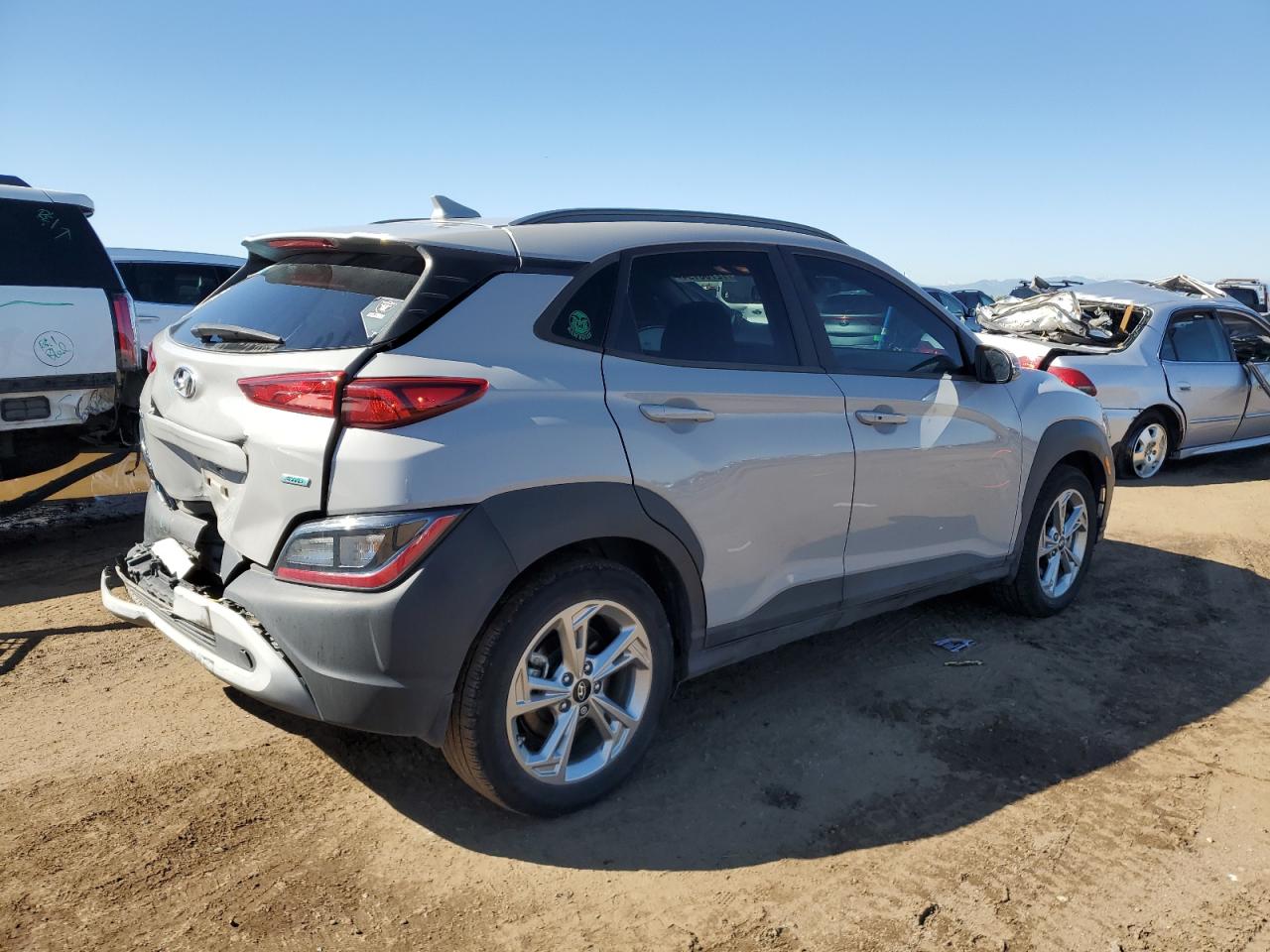 2022 HYUNDAI KONA SEL VIN:KM8K6CAB4NU920587