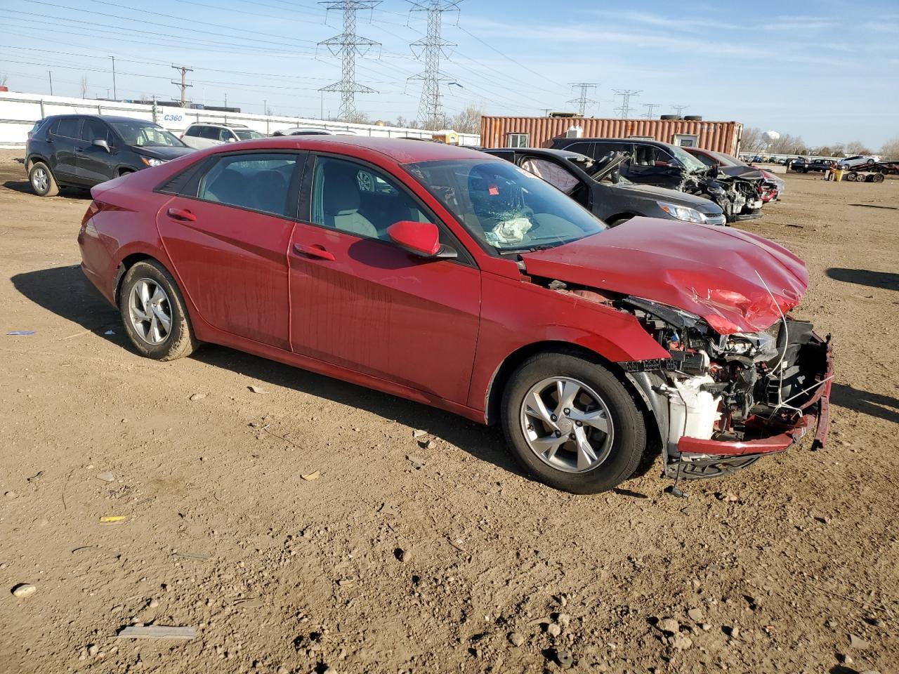 2022 HYUNDAI ELANTRA SE VIN:KMHLL4AG3NU325079