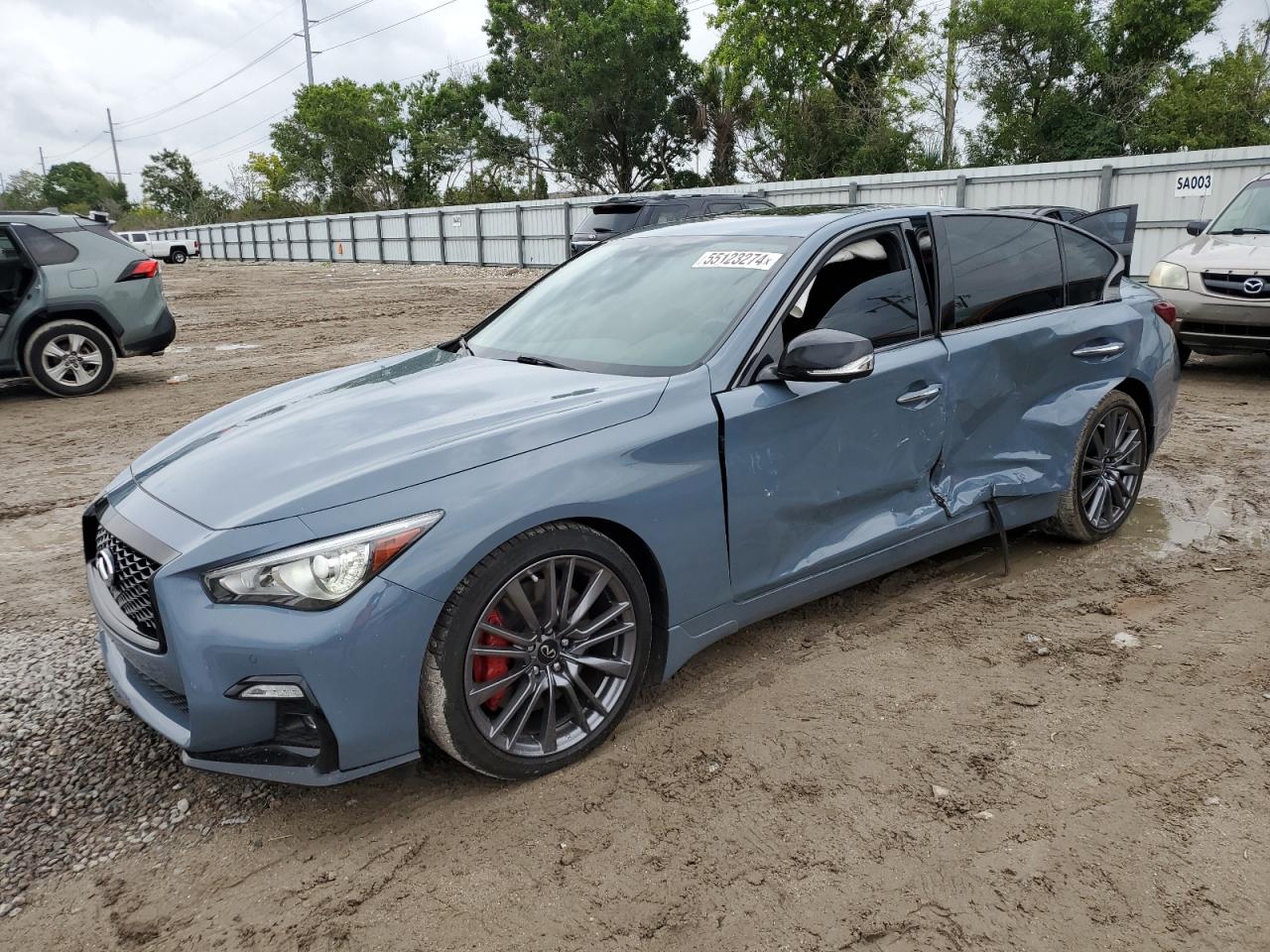 2022 INFINITI Q50 RED SPORT 400 VIN:JN1FV7DP7NM370229