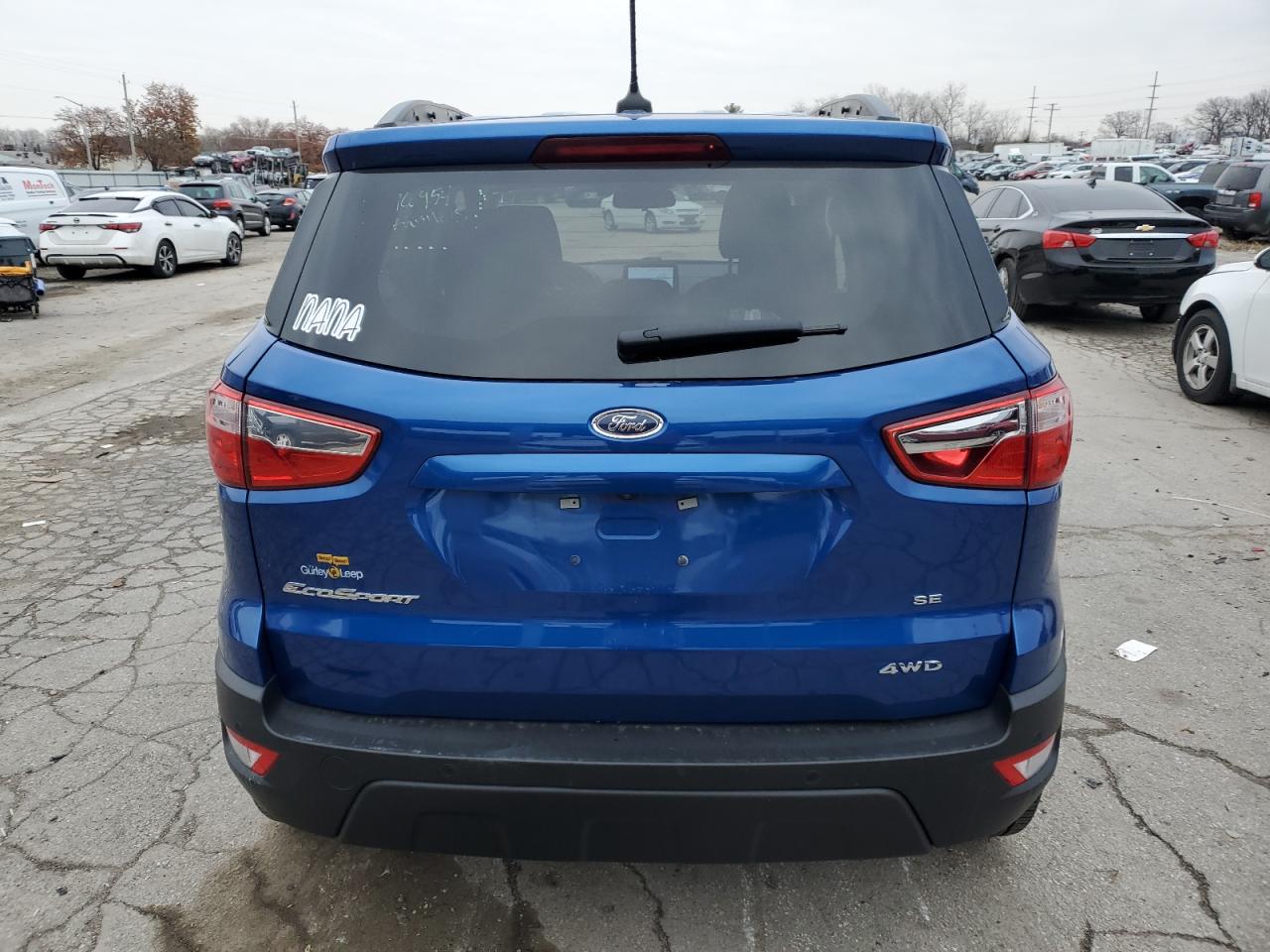 2022 FORD ECOSPORT SE VIN:MAJ6S3GL1NC476033