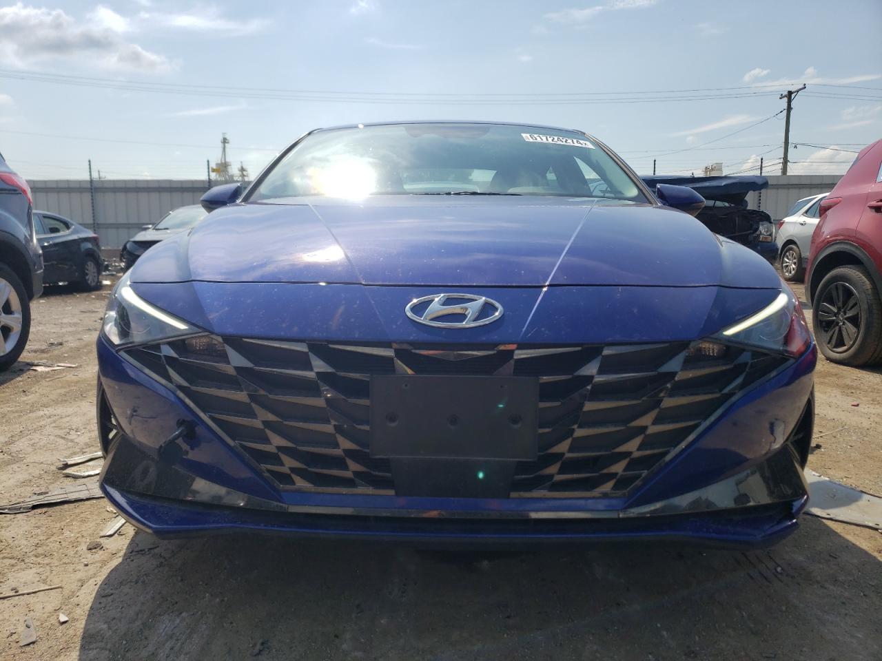 2022 HYUNDAI ELANTRA SEL VIN:KMHLN4AG2NU361663