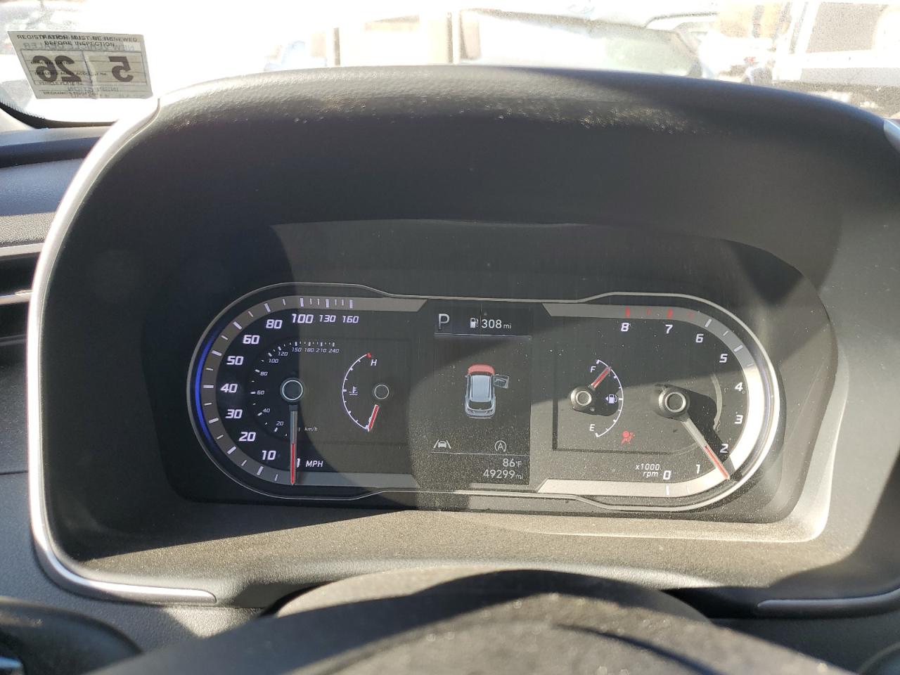 2022 HYUNDAI TUCSON SEL VIN:5NMJBCAE2NH017108