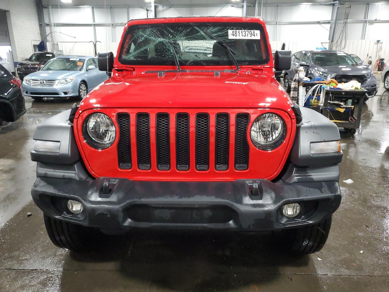 2022 JEEP WRANGLER UNLIMITED SPORT VIN:1C4HJXDG7NW103646