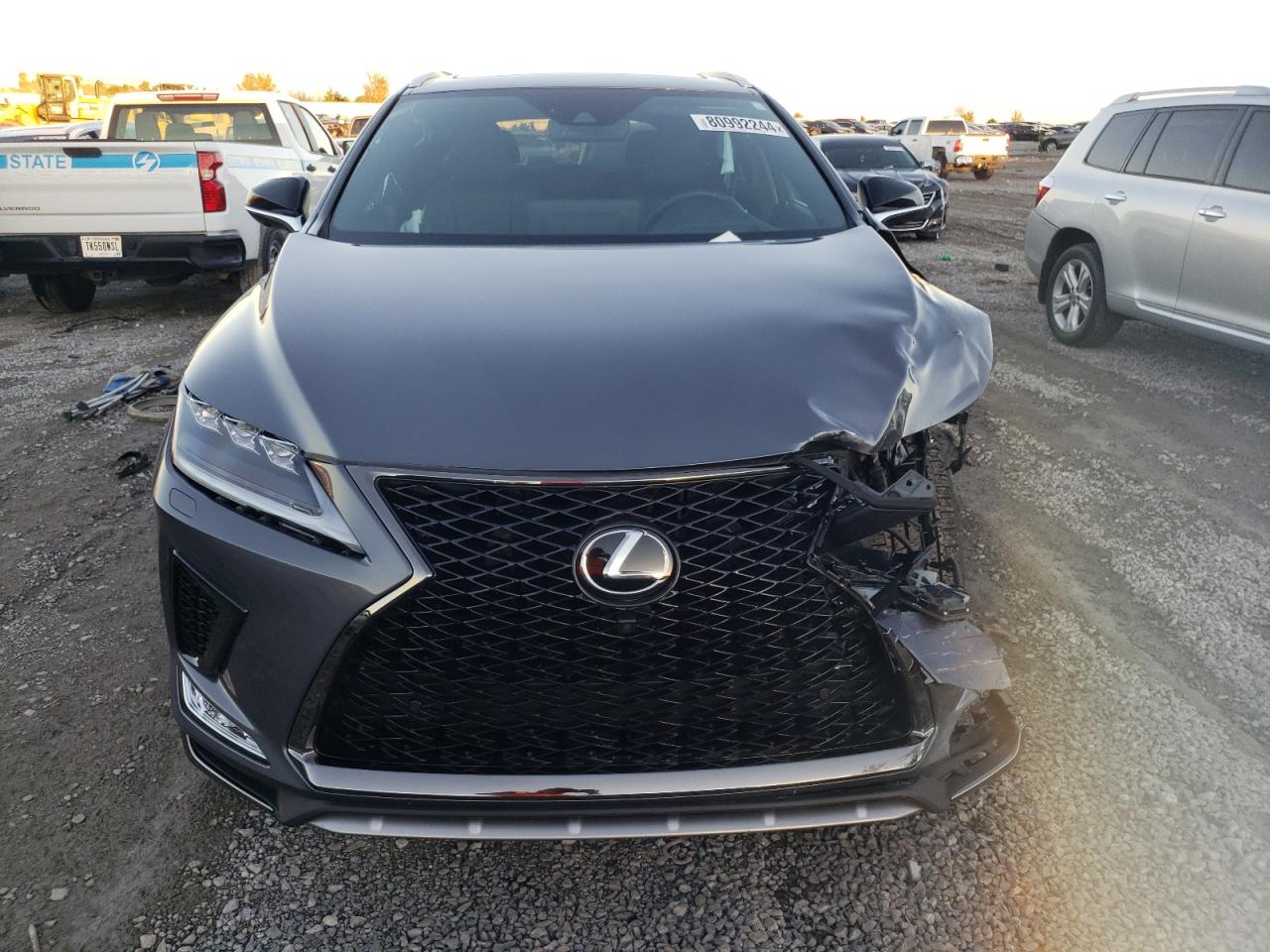 2022 LEXUS RX 350 F SPORT VIN:2T2SZMDA7NC351733