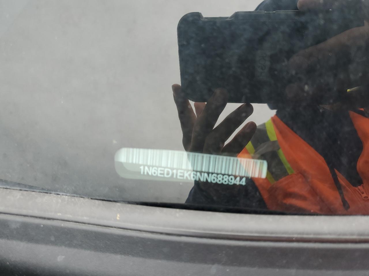 2022 NISSAN FRONTIER S VIN:1N6ED1EK6NN688944