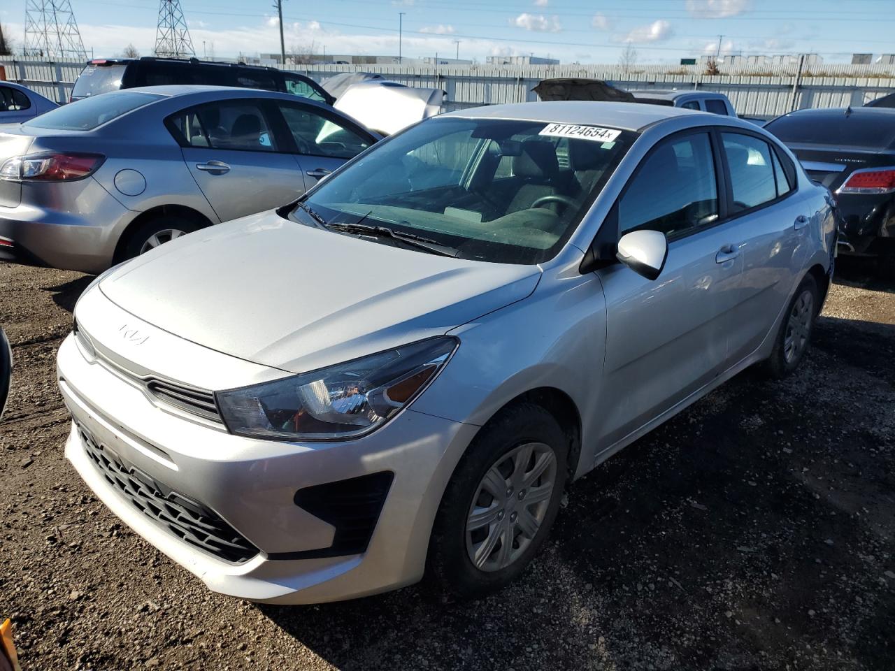 2022 KIA RIO LX VIN:3KPA24AD0NE437230