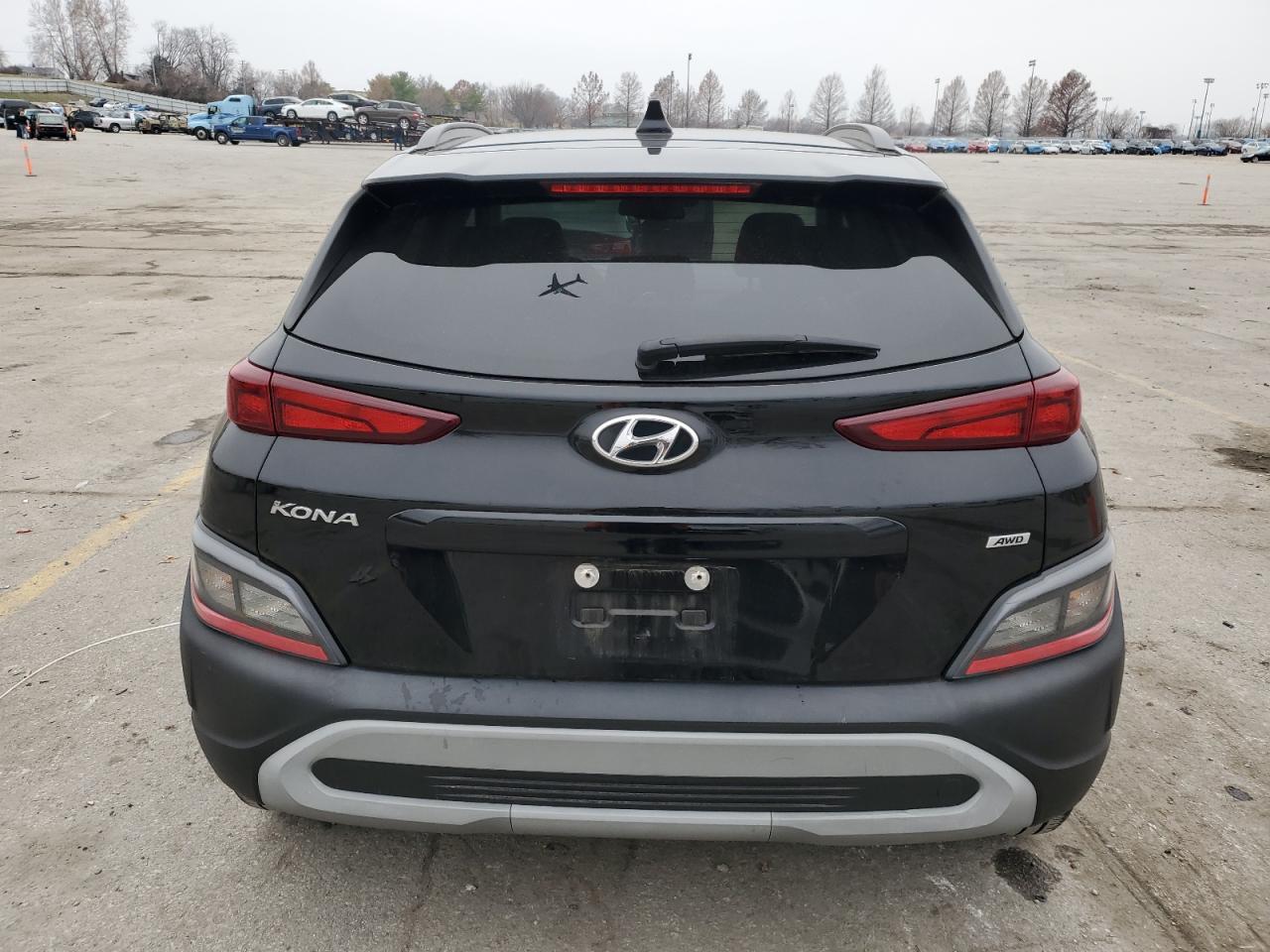 2022 HYUNDAI KONA SEL VIN:KM8K6CAB8NU786523