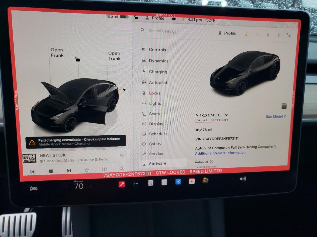 2022 TESLA MODEL Y  VIN:7SAYGDEF2NF573111