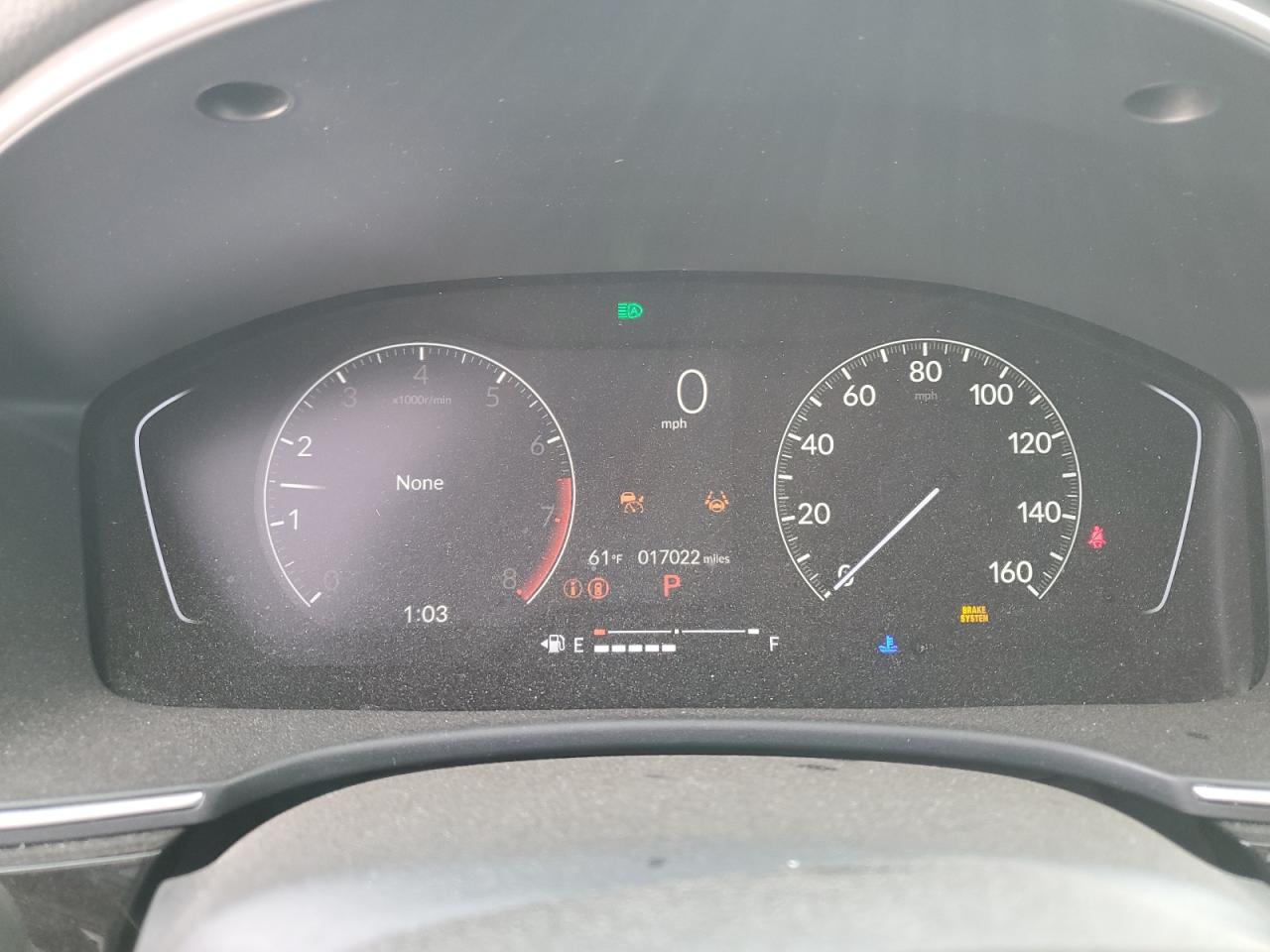 2023 HONDA CIVIC EXL VIN:19XFL1H76PE007481