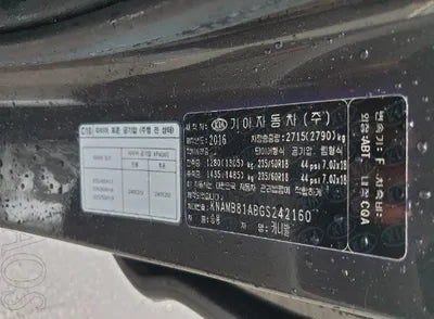 2016 Kia Carnival KNAMB81ABGS242160 VIN:KNAMB81ABGS242160