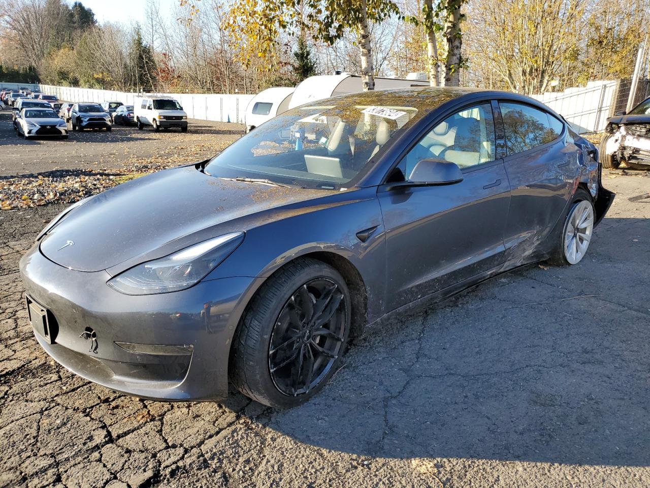 2022 TESLA MODEL 3  VIN:5YJ3E1EA8NF372118