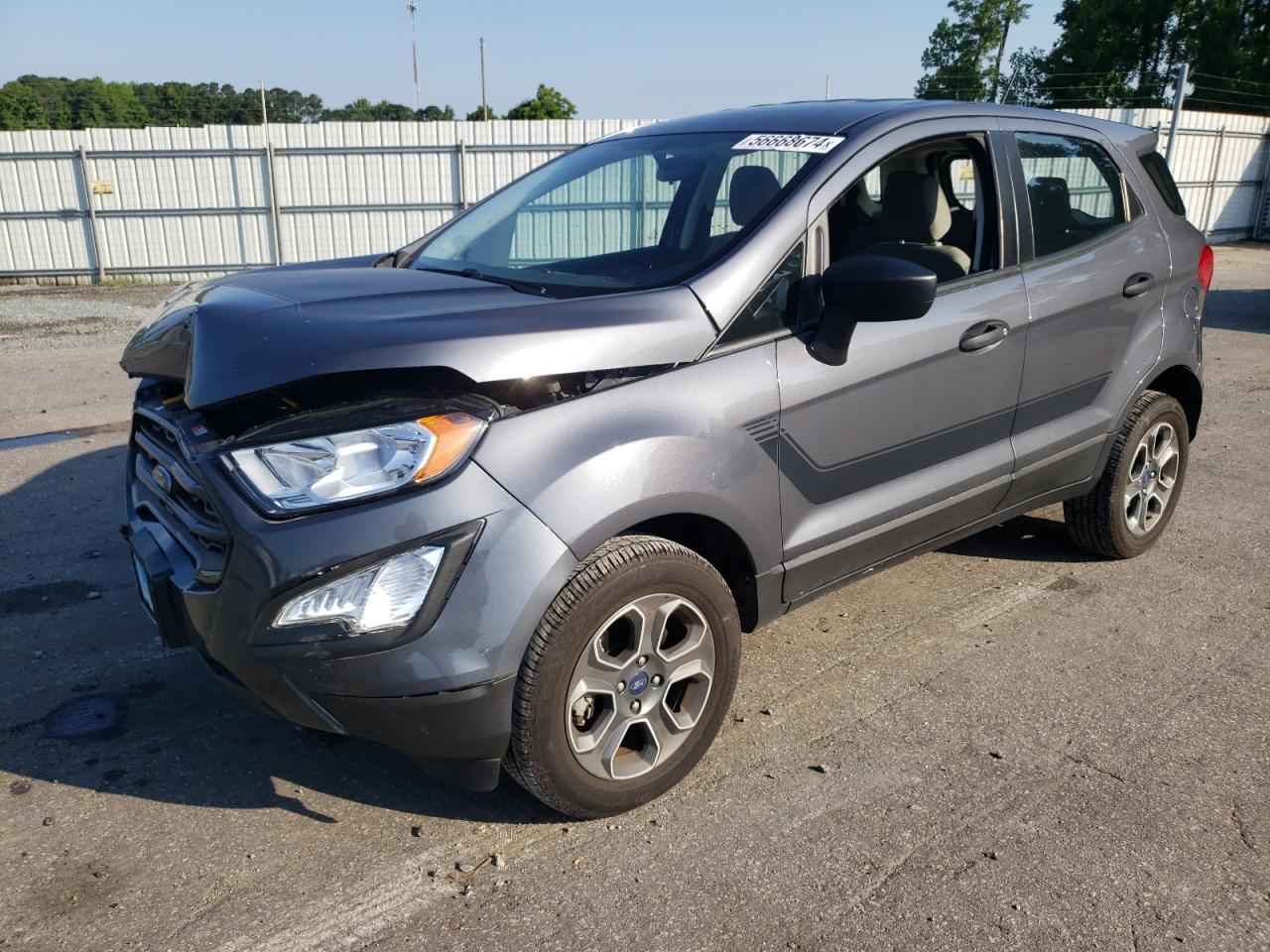 2022 FORD ECOSPORT S VIN:MAJ6S3FLXNC462391