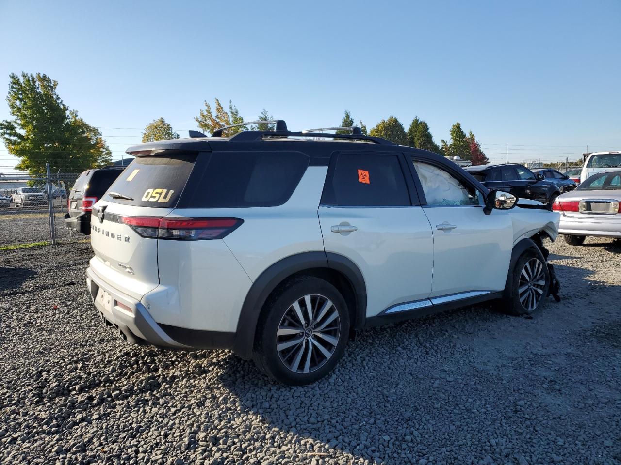 2022 NISSAN PATHFINDER PLATINUM VIN:5N1DR3DK8NC226048