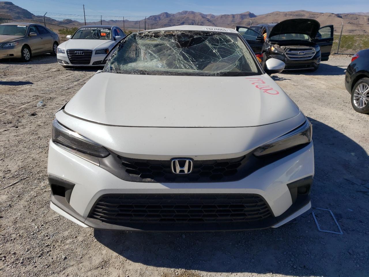 2022 HONDA CIVIC LX VIN:19XFL2H51NE007261