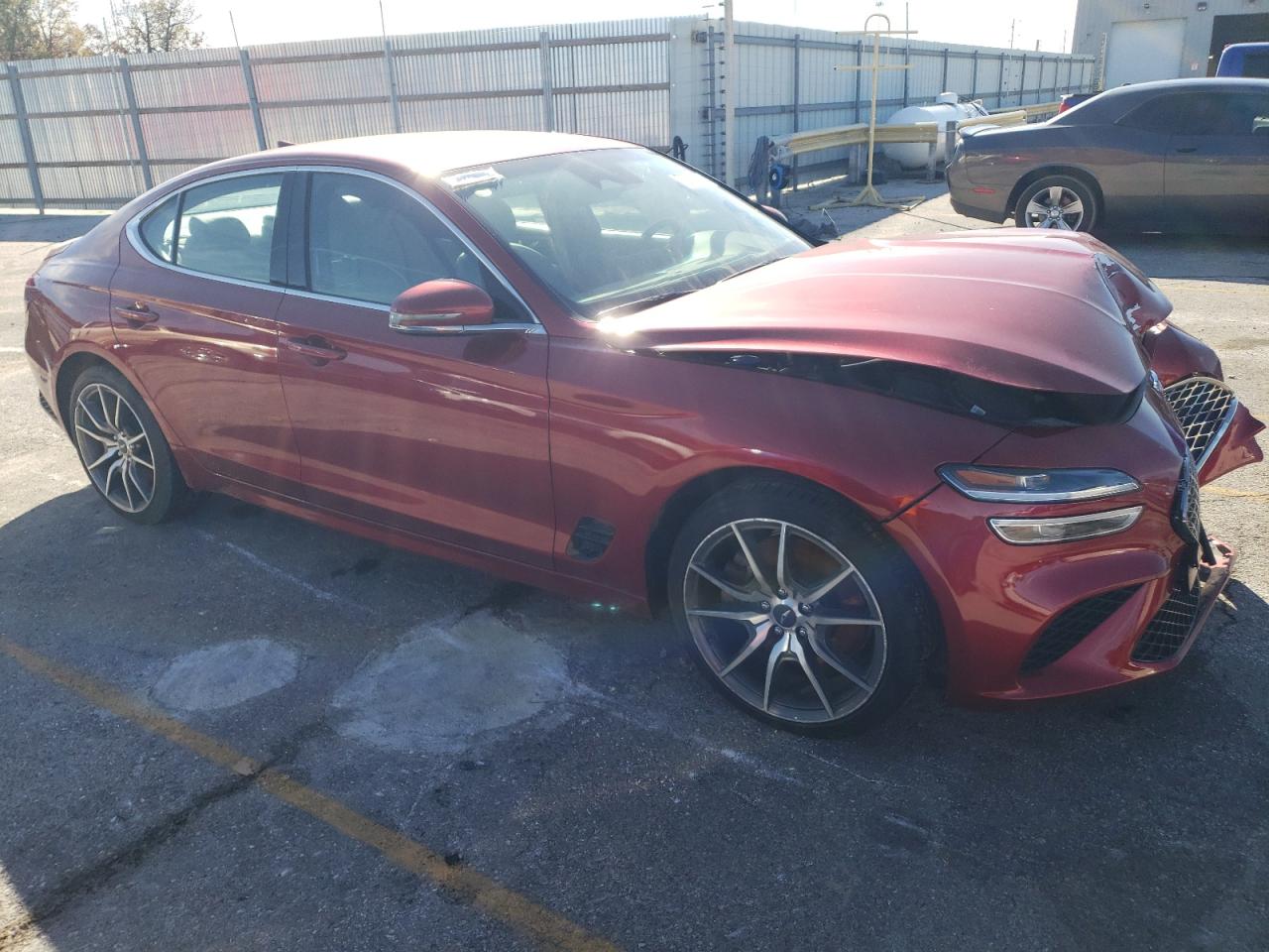 2022 GENESIS G70 BASE VIN:KMTG54TE1NU093868