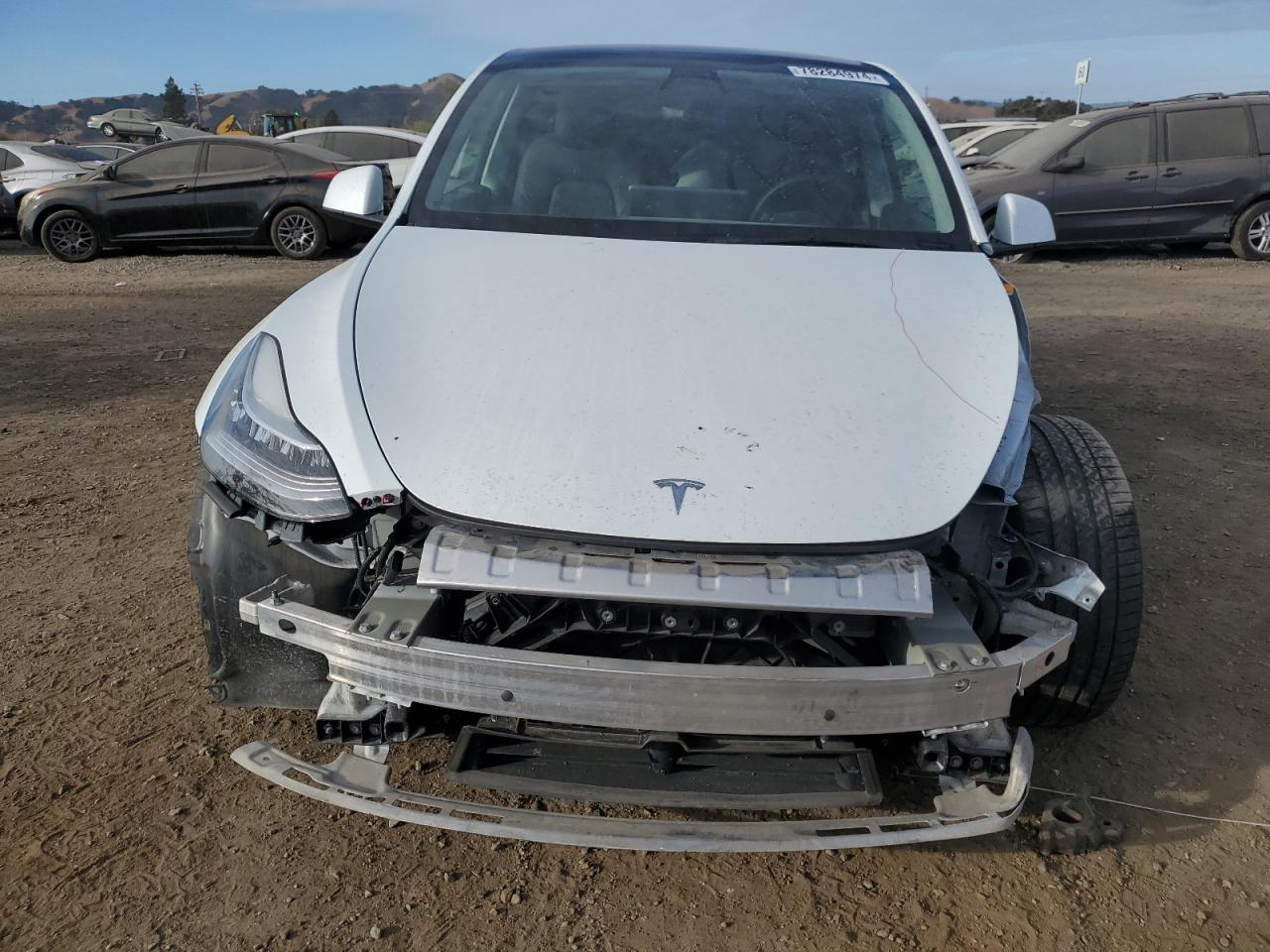 2022 TESLA MODEL Y  VIN:7SAYGAEE8NF384436