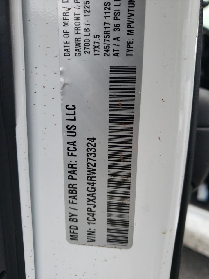 2024 JEEP WRANGLER SPORT VIN:1C4PJXAG4RW273324