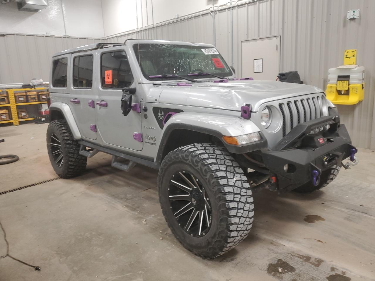 2022 JEEP WRANGLER UNLIMITED SAHARA VIN:1C4HJXEG4NW164726