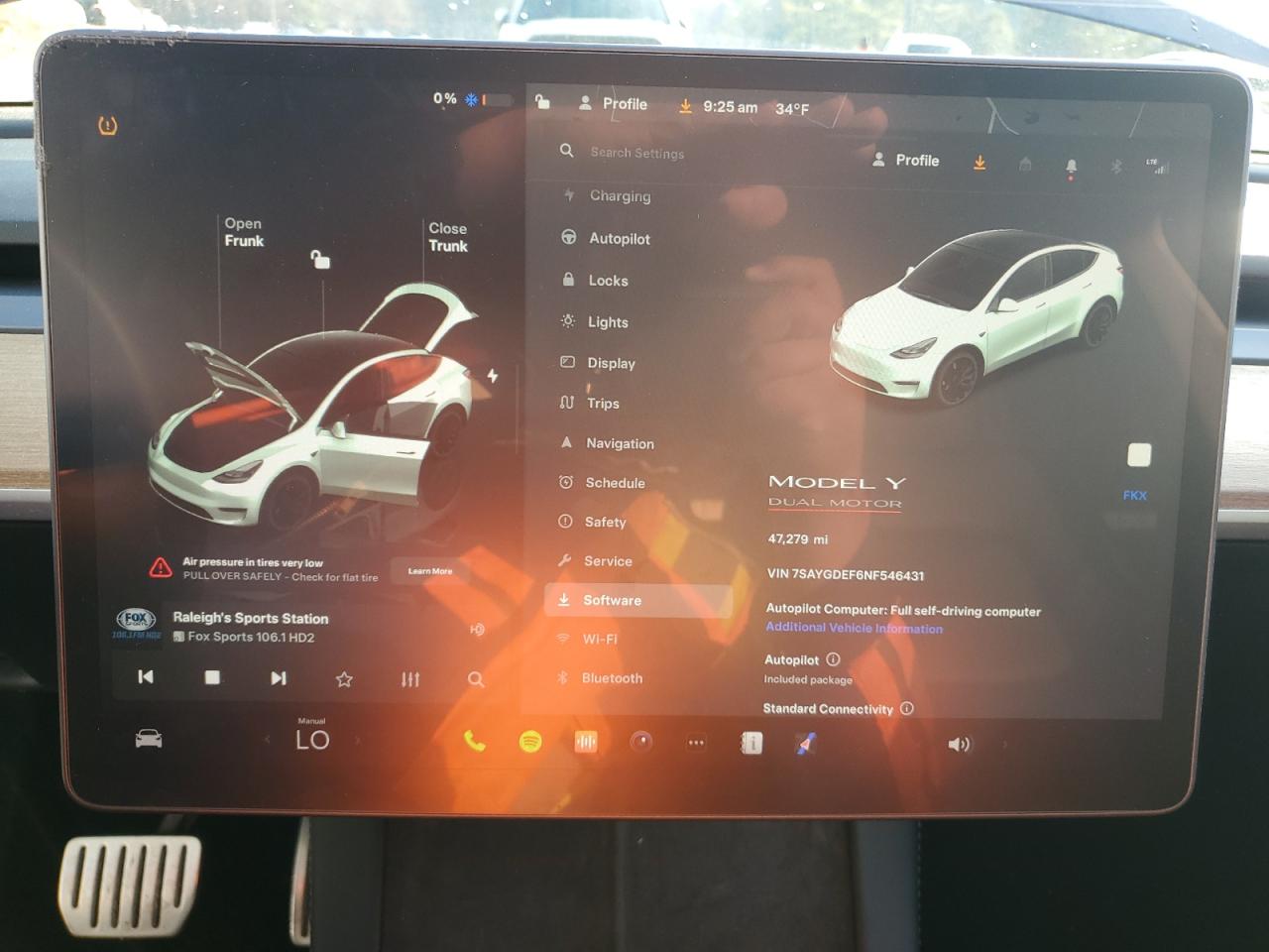 2022 TESLA MODEL Y  VIN:7SAYGDEF6NF546431