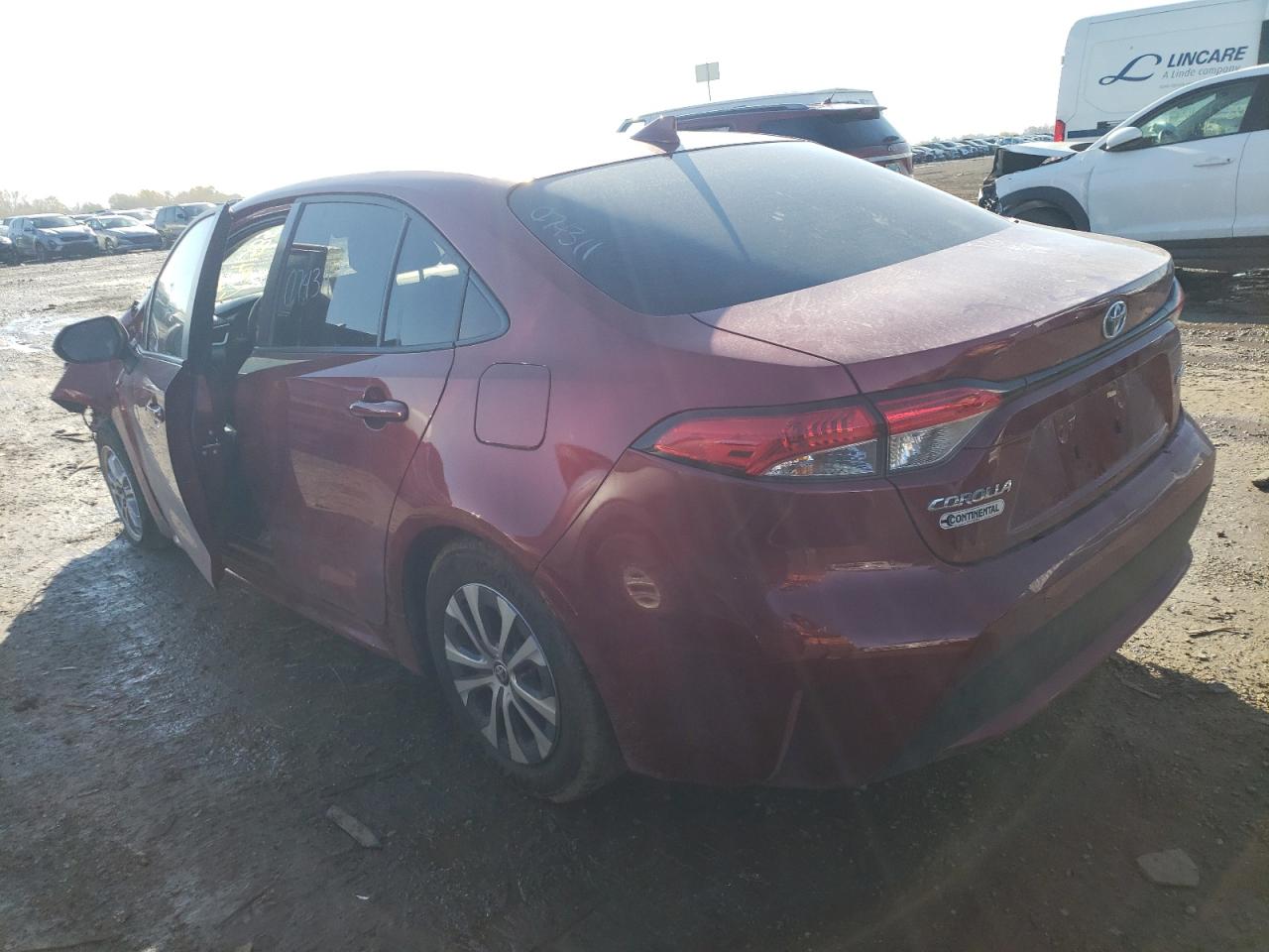 2022 TOYOTA COROLLA LE VIN:JTDEAMDE8NJ038870