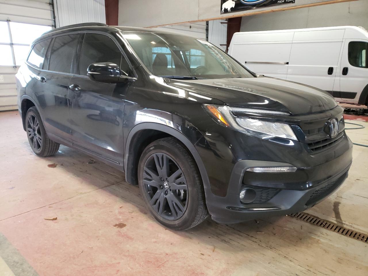 2022 HONDA PILOT BLACK VIN:5FNYF6H75NB072858