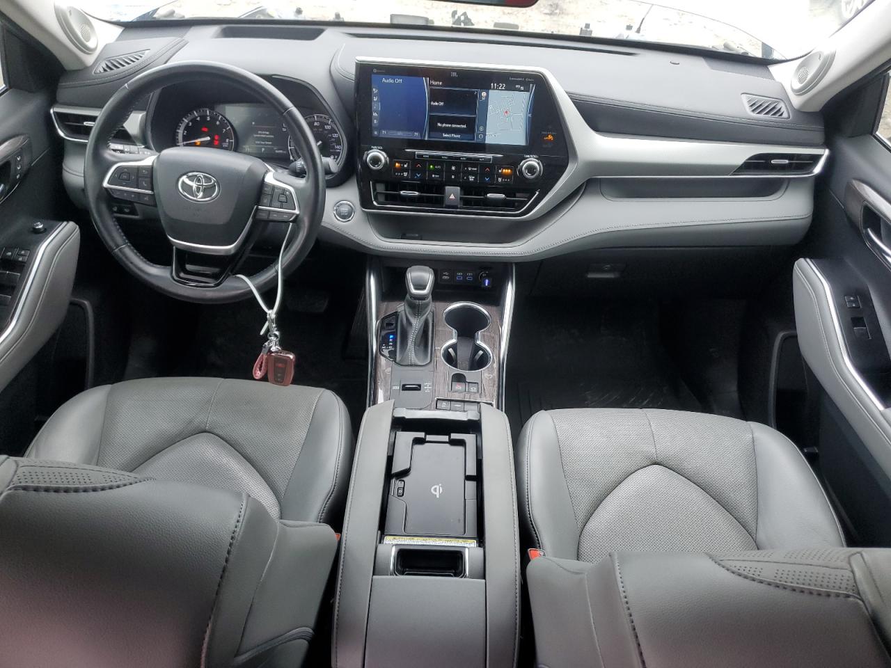 2022 TOYOTA HIGHLANDER PLATINUM VIN:5TDFZRAH4NS114709