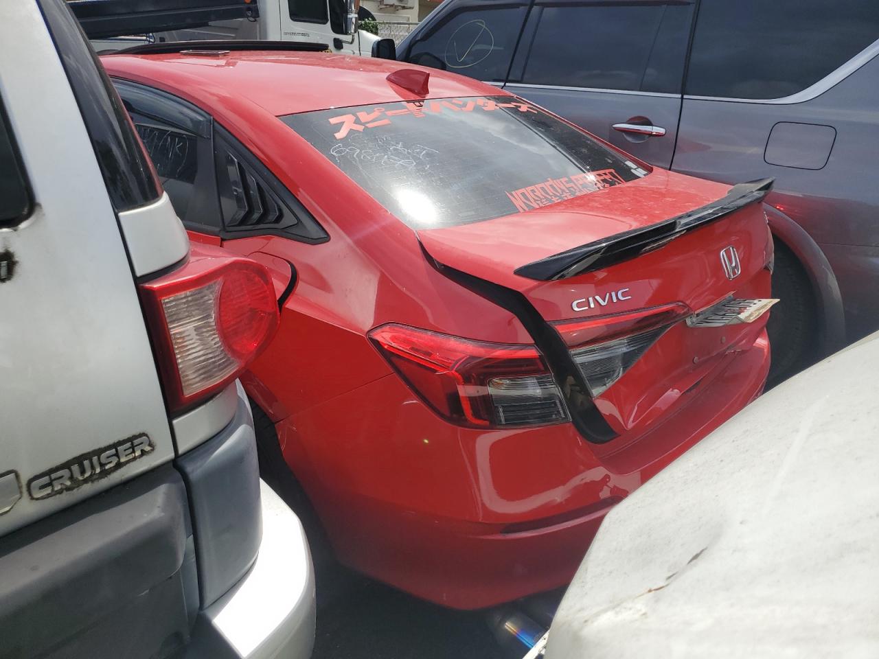 2022 HONDA CIVIC SI VIN:2HGFE1E57NH471282