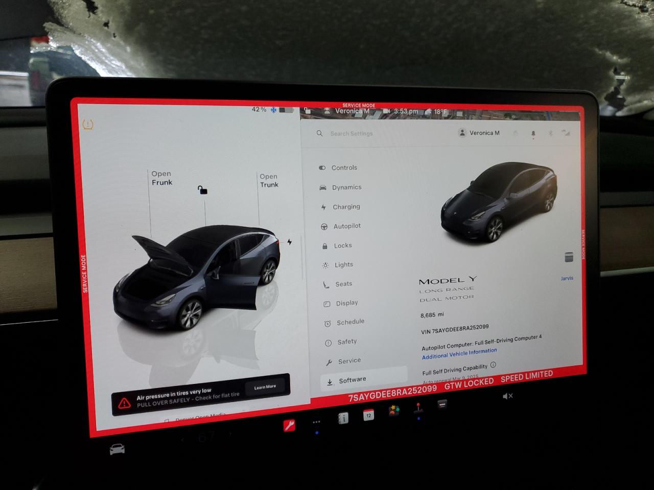 2024 TESLA MODEL Y  VIN:7SAYGDEE8RA252099