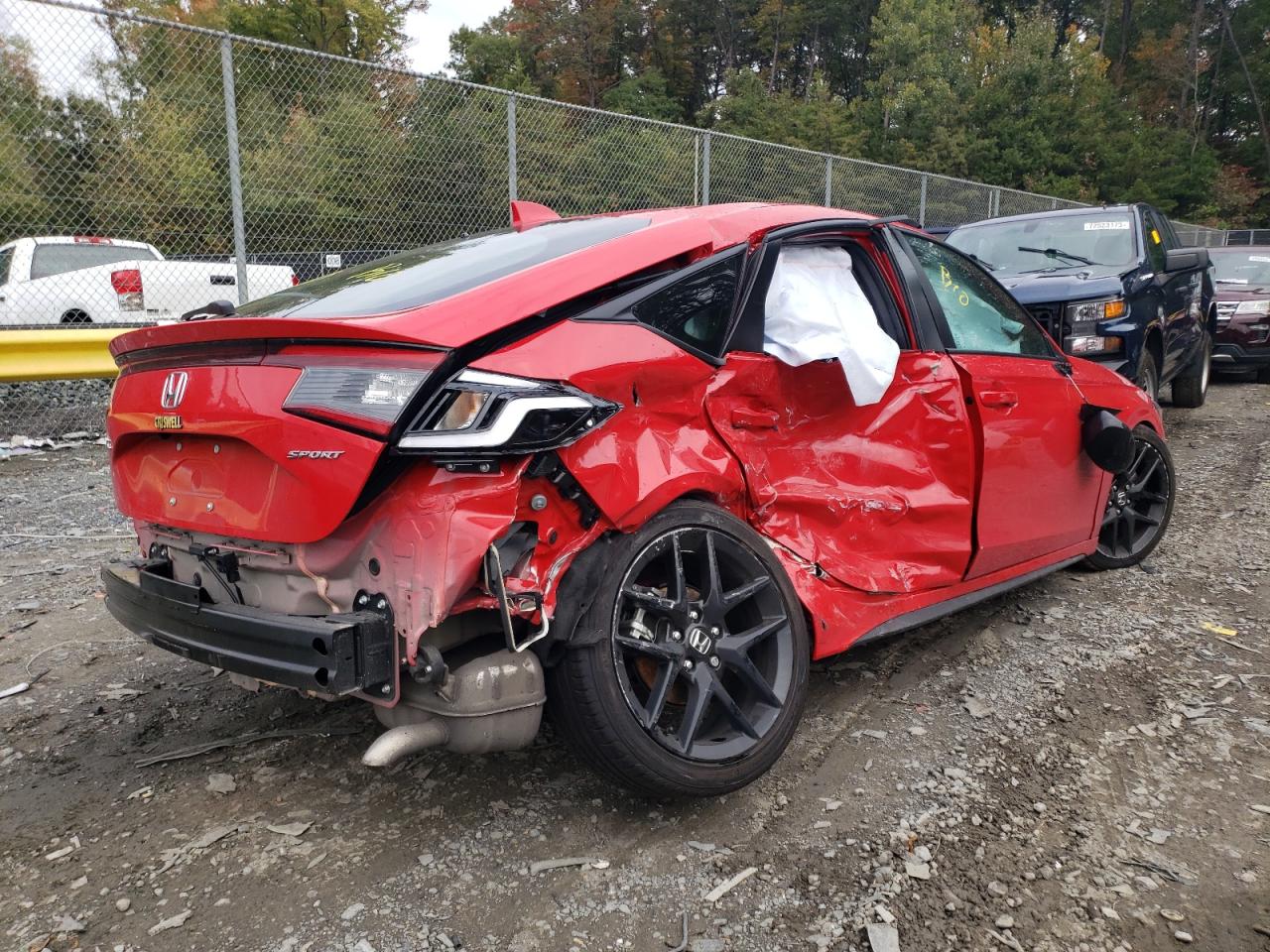 2022 HONDA CIVIC SPORT VIN:19XFL2H80NE024403