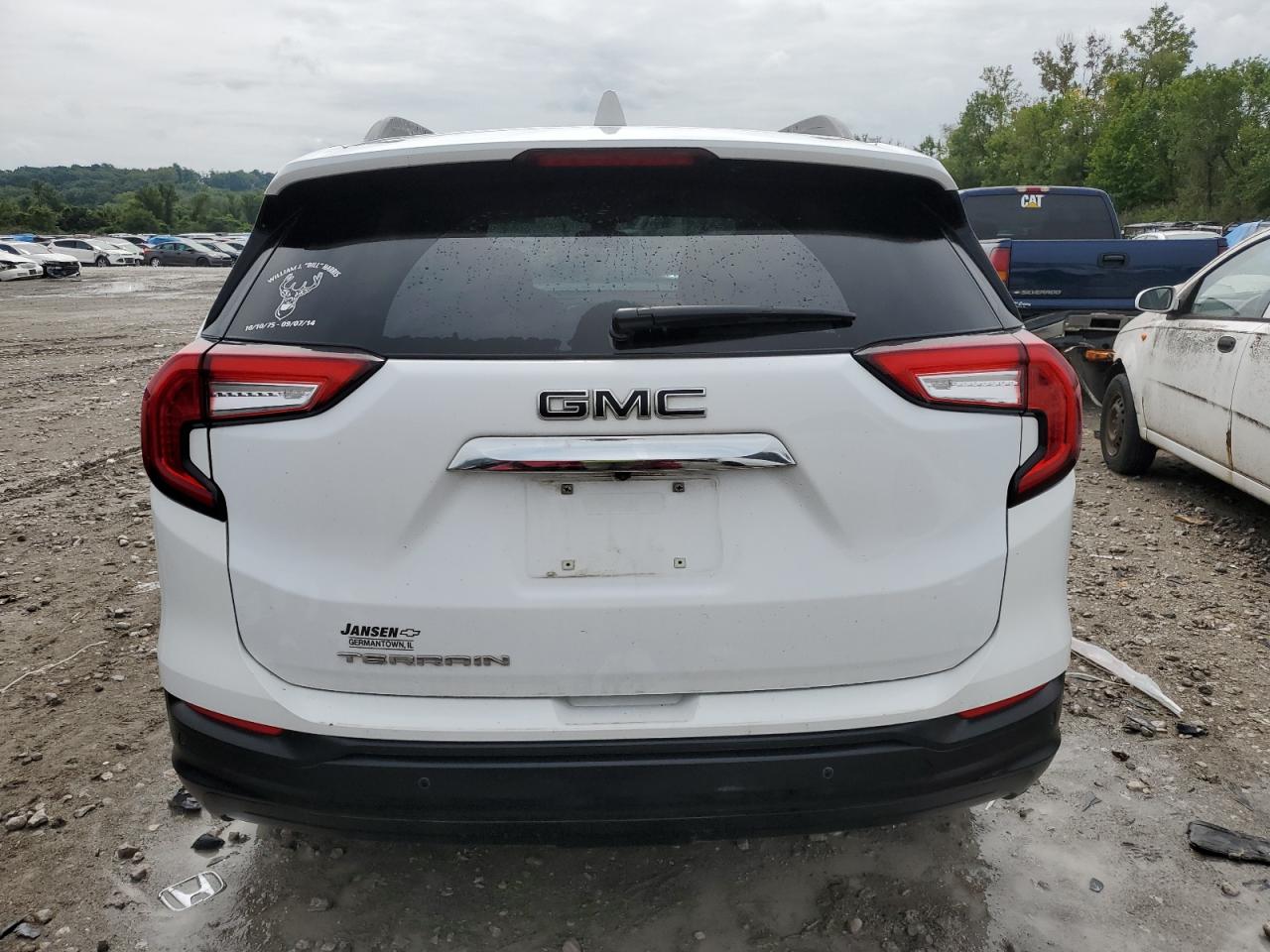 2022 GMC TERRAIN SLE VIN:3GKALMEV6NL106183