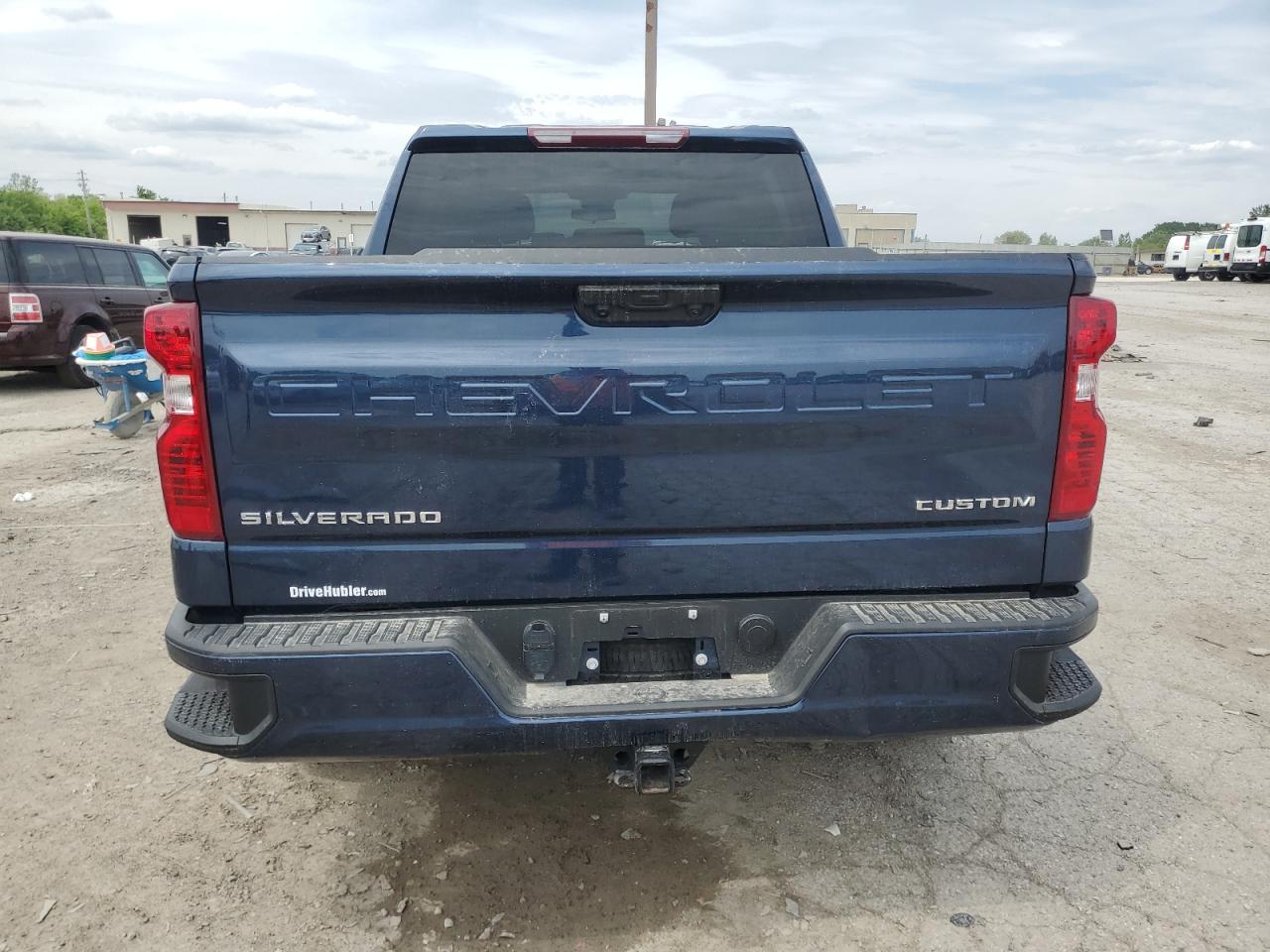 2022 CHEVROLET SILVERADO K1500 CUSTOM VIN:1GCPDBEK3NZ522780