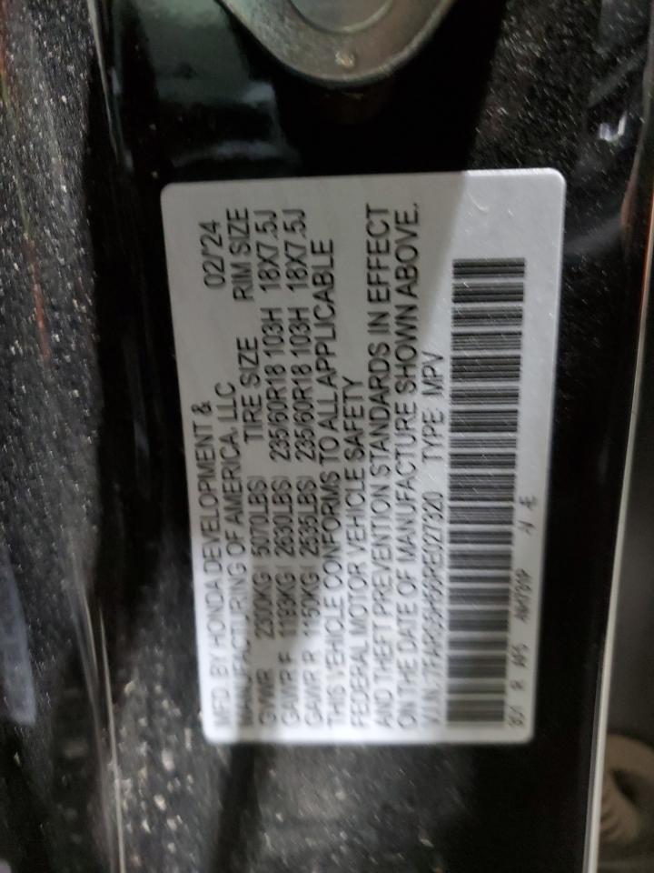 2024 HONDA CR-V SPORT VIN:7FARS5H56RE027320