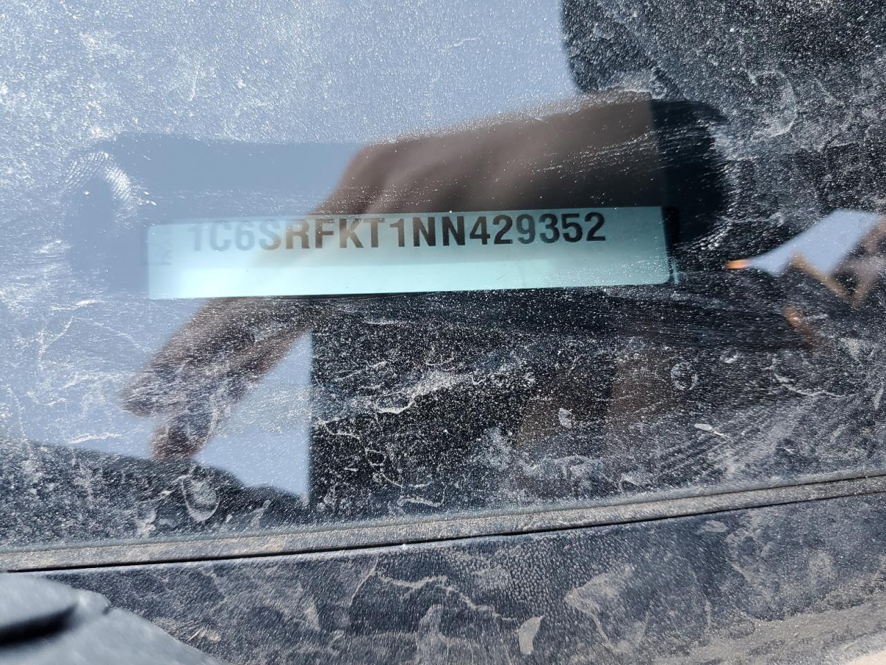 2022 RAM 1500 LONGHORN VIN:1C6SRFKT1NN429352